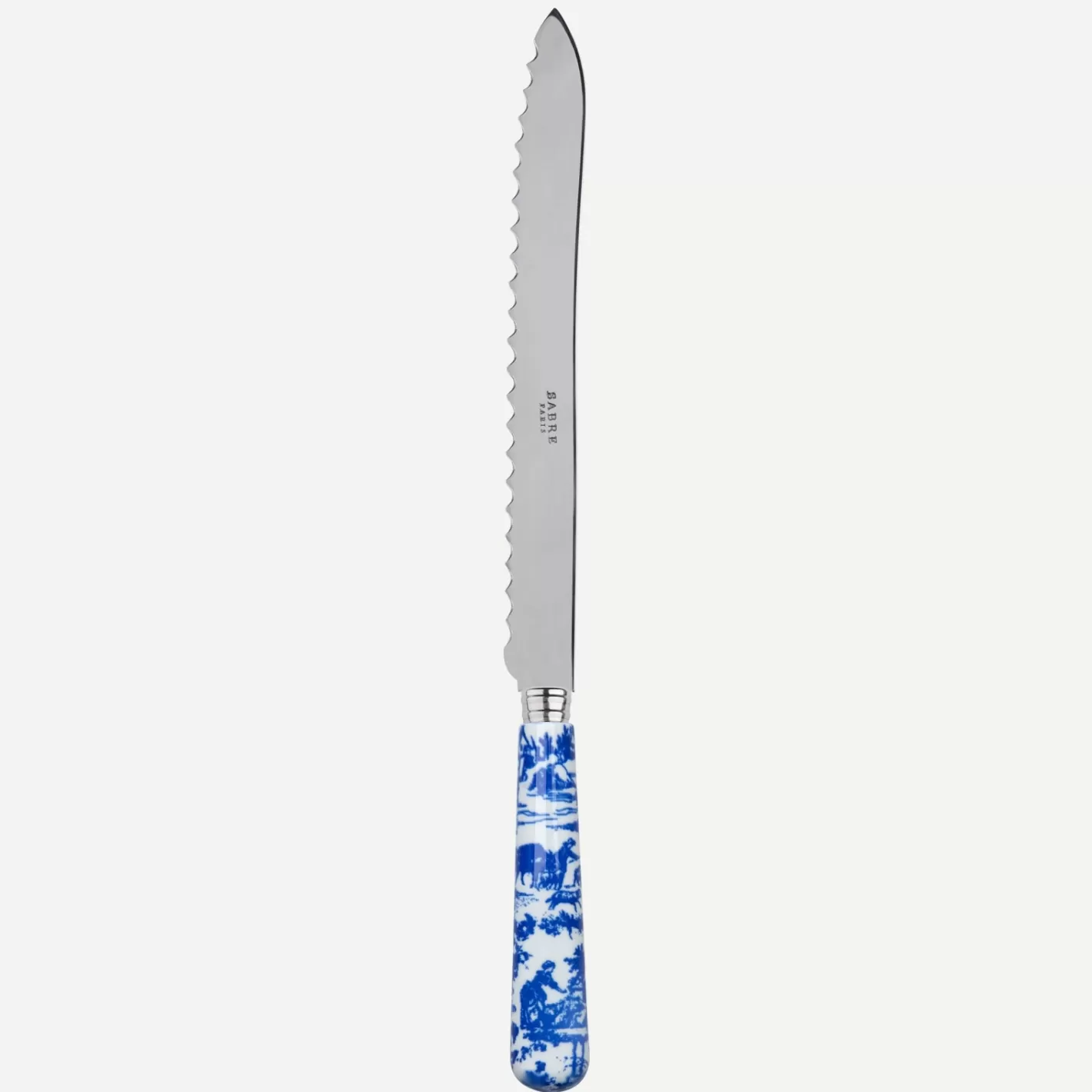 Sabre Paris Bread Knife>Toile, Blue