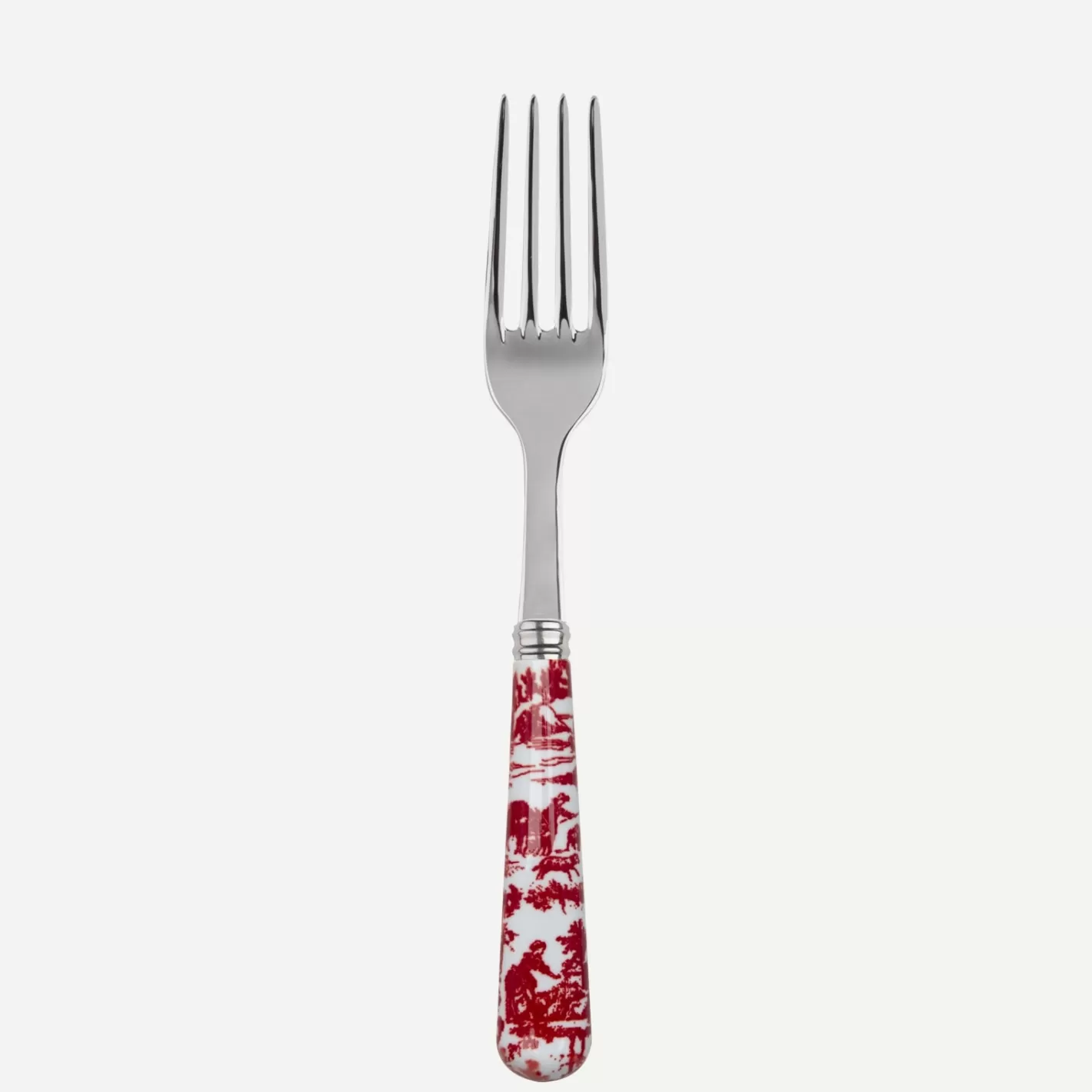 Sabre Paris Salad Fork>Toile, Red