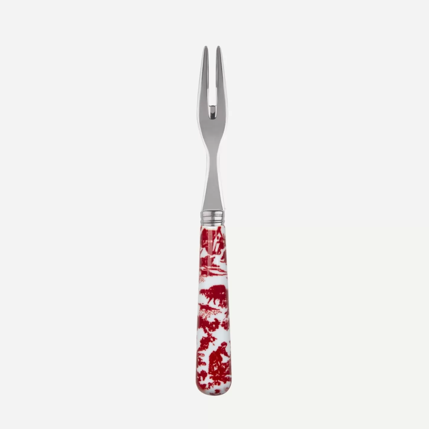 Sabre Paris Cocktail Fork>Toile, Red