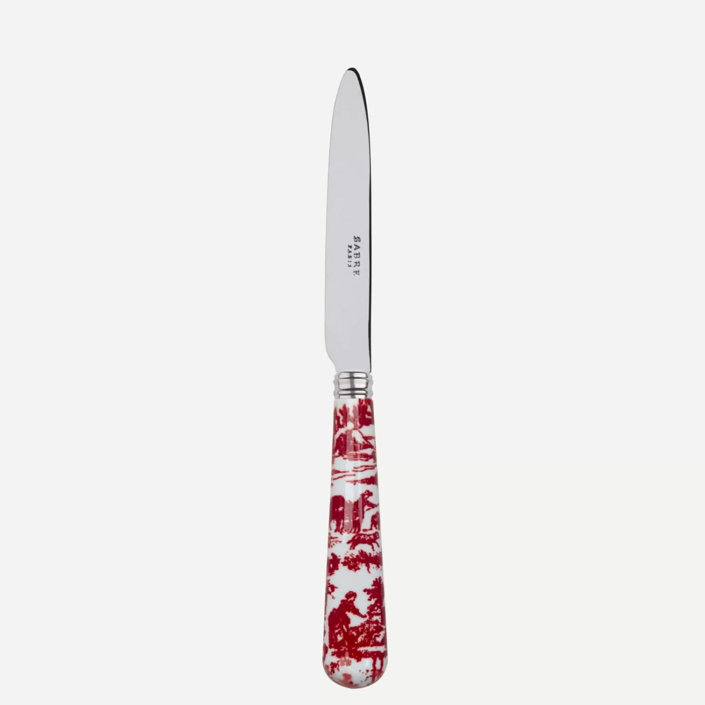 Sabre Paris Dessert Knife>Toile, Red