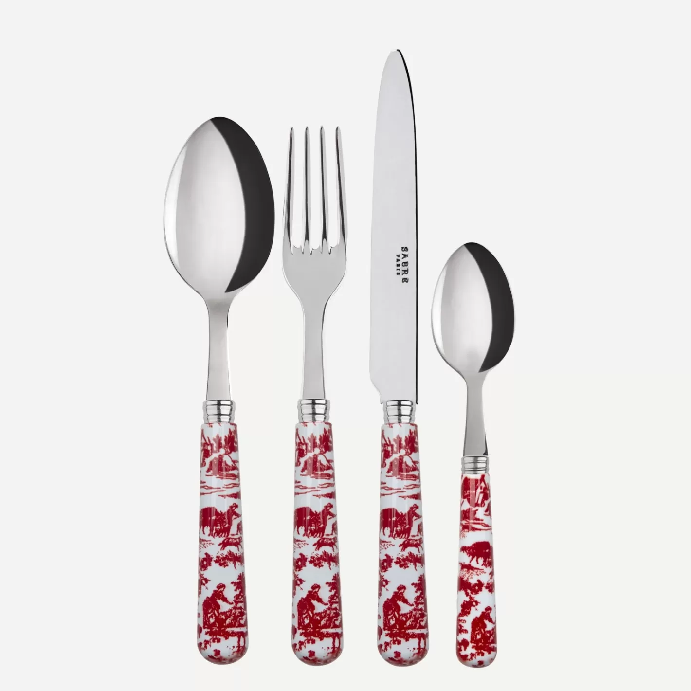 Sabre Paris Set Of 4 Pieces>Toile, Red