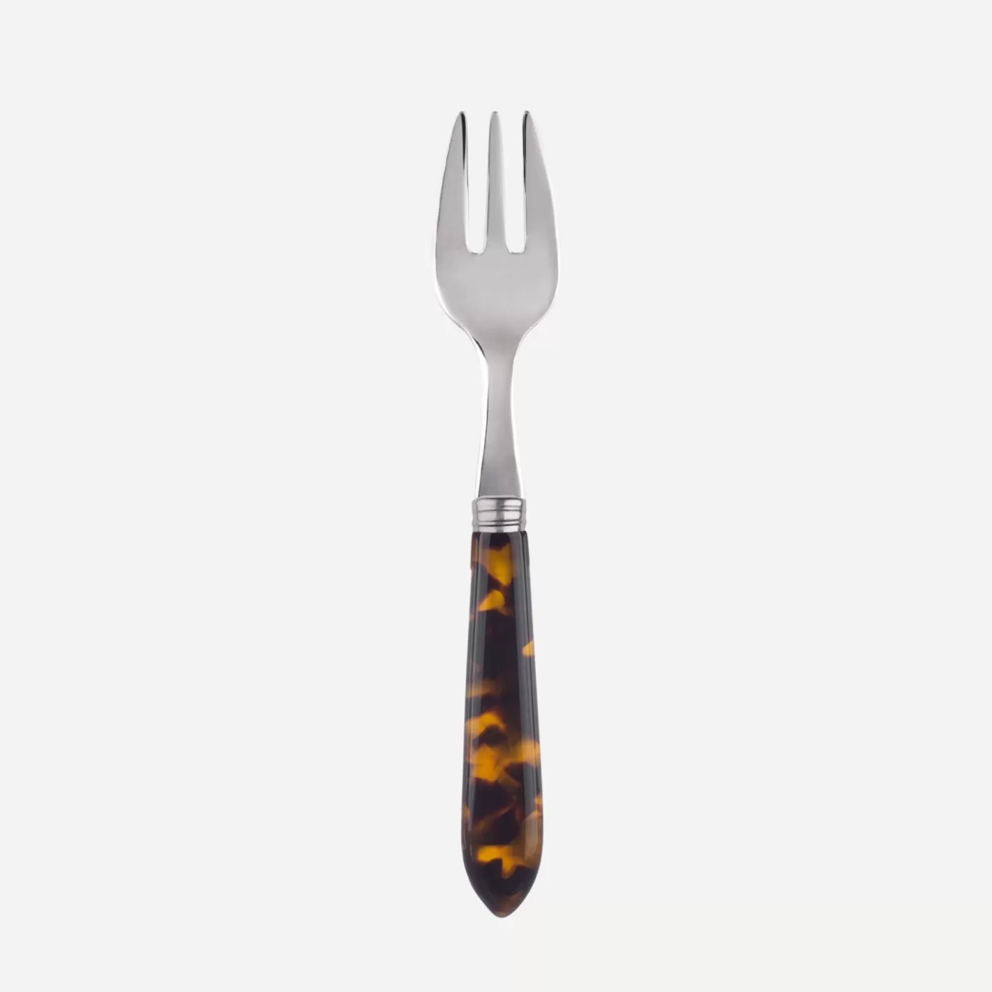 Sabre Paris Oyster Fork>Tortoise, Faux Tortoise