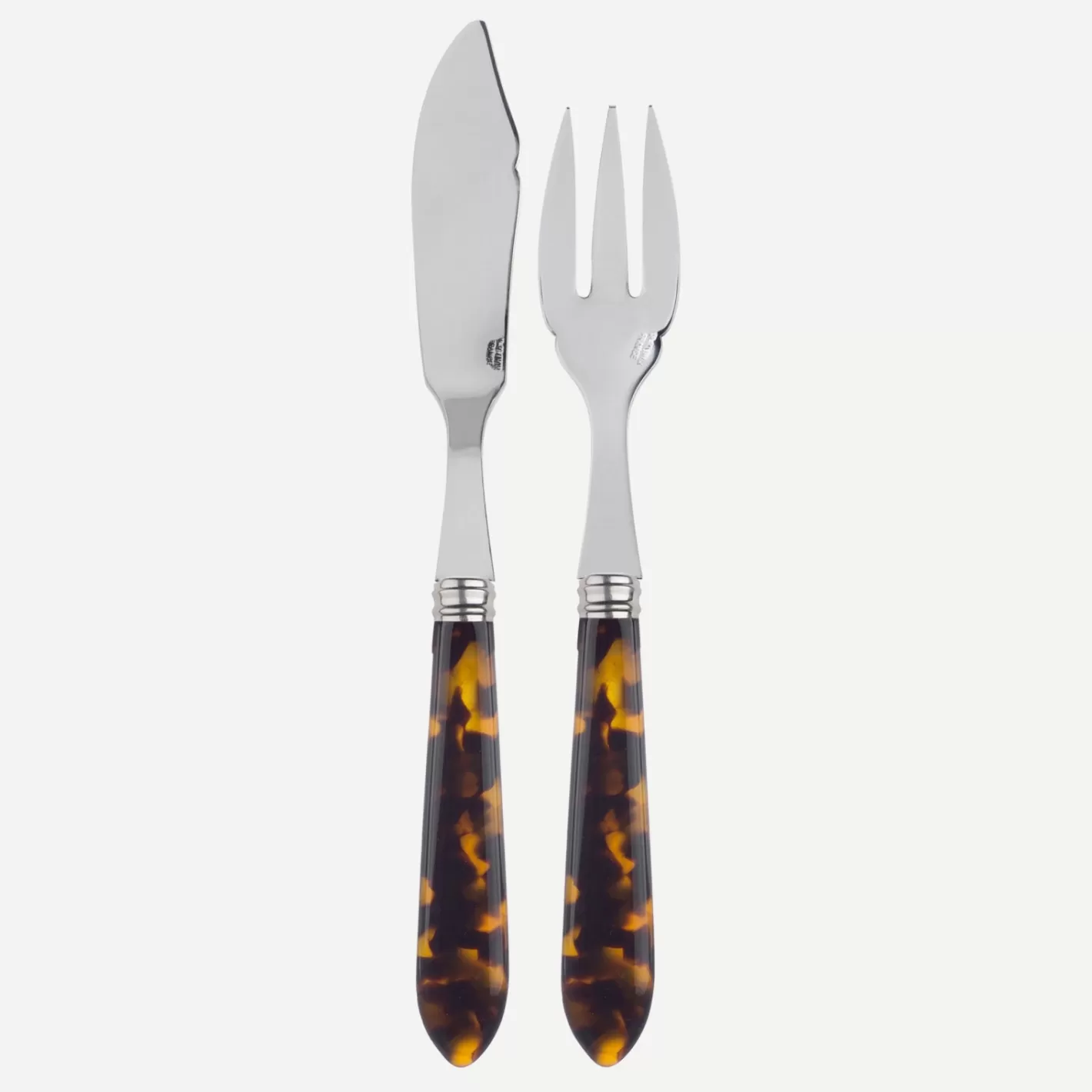 Sabre Paris Fish Knife | Fish Fork>Tortoise, Faux Tortoise