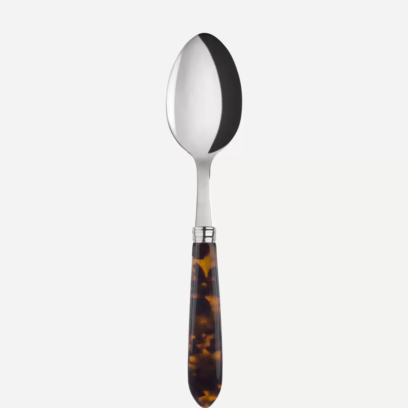 Sabre Paris Soup Spoon>Tortoise, Faux Tortoise