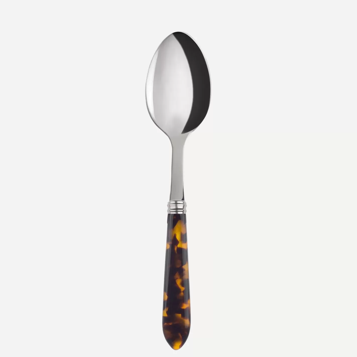 Sabre Paris Dessert Spoon>Tortoise, Faux Tortoise