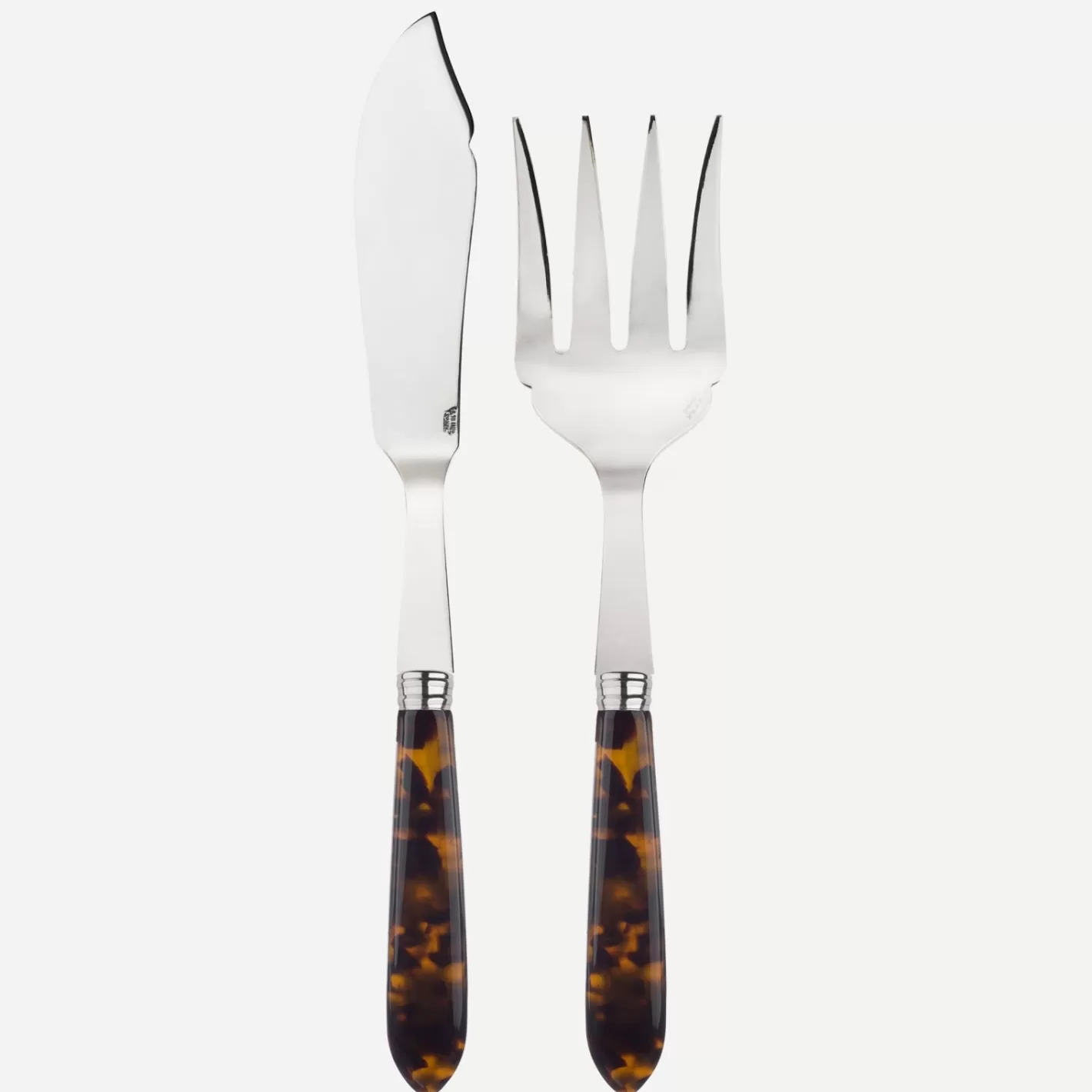 Sabre Paris Fish Serving Set>Tortoise, Faux Tortoise