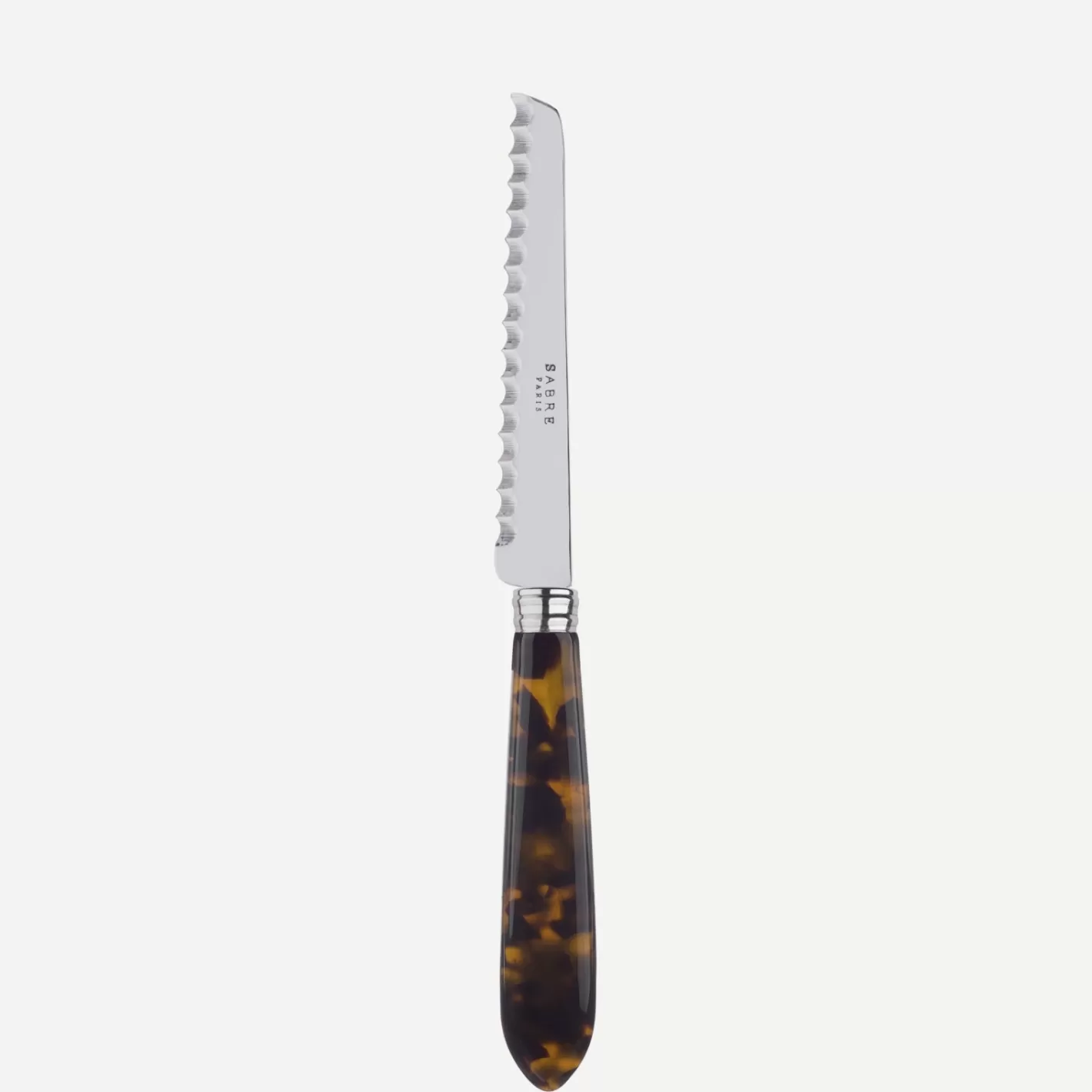 Sabre Paris Tomato Knife>Tortoise, Faux Tortoise