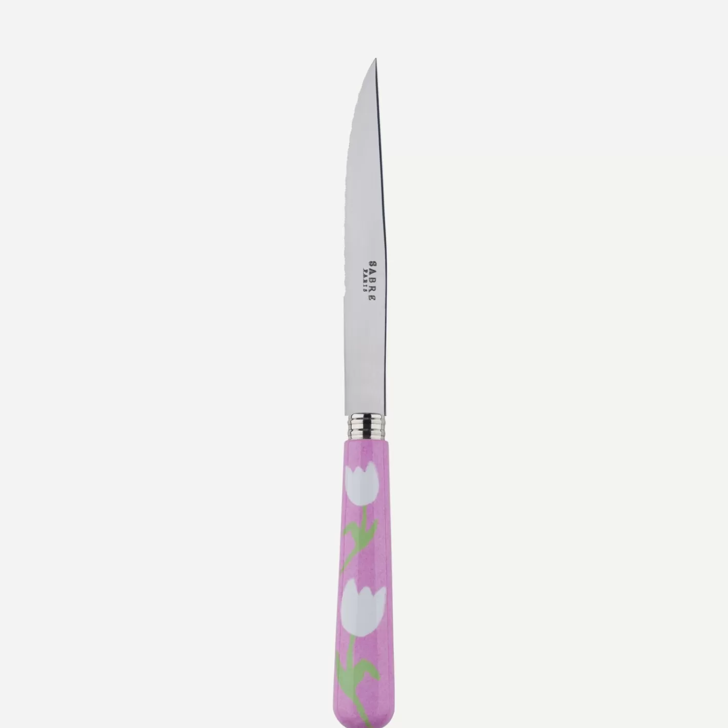 Sabre Paris Steak Knife>Tulipe, Pink