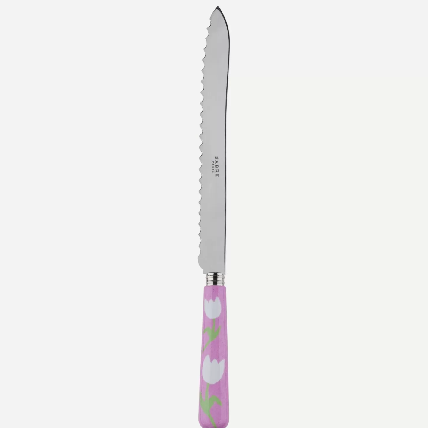 Sabre Paris Bread Knife>Tulipe, Pink