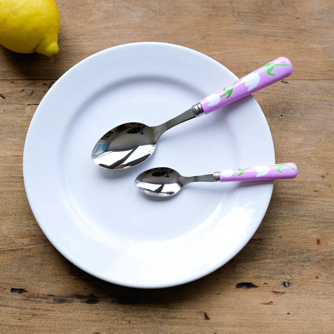 Sabre Paris Teaspoon>Tulipe, Pink