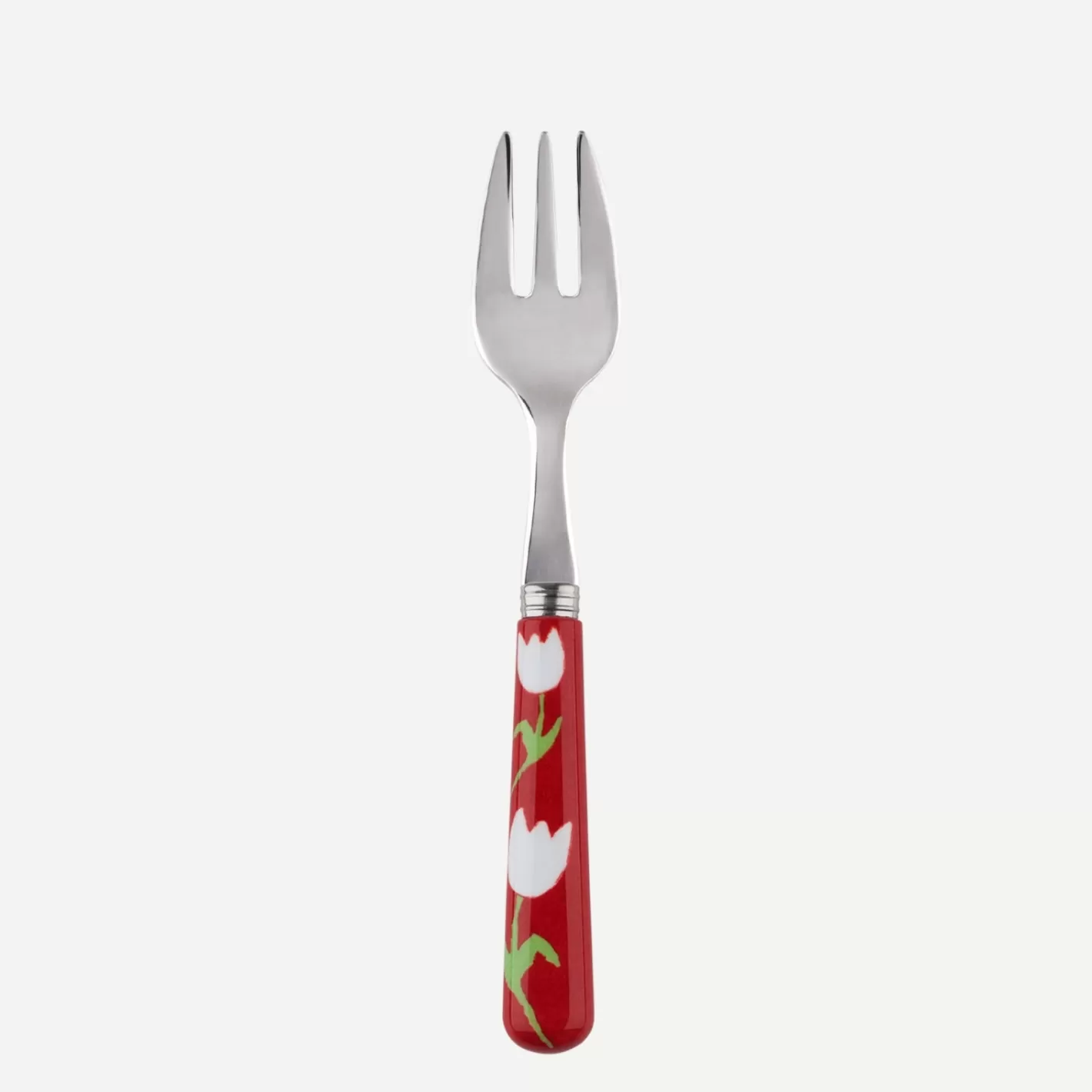 Sabre Paris Oyster Fork>Tulipe, Red