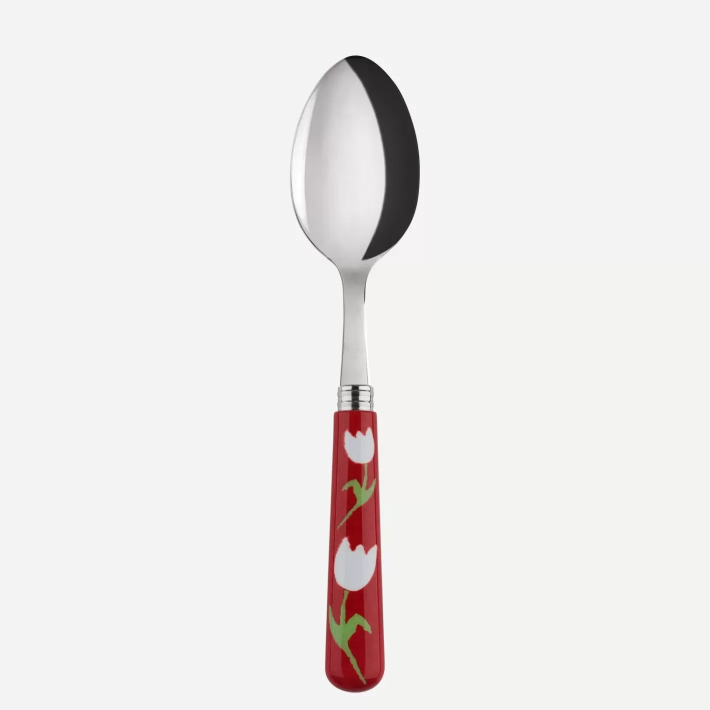 Sabre Paris Soup Spoon>Tulipe, Red