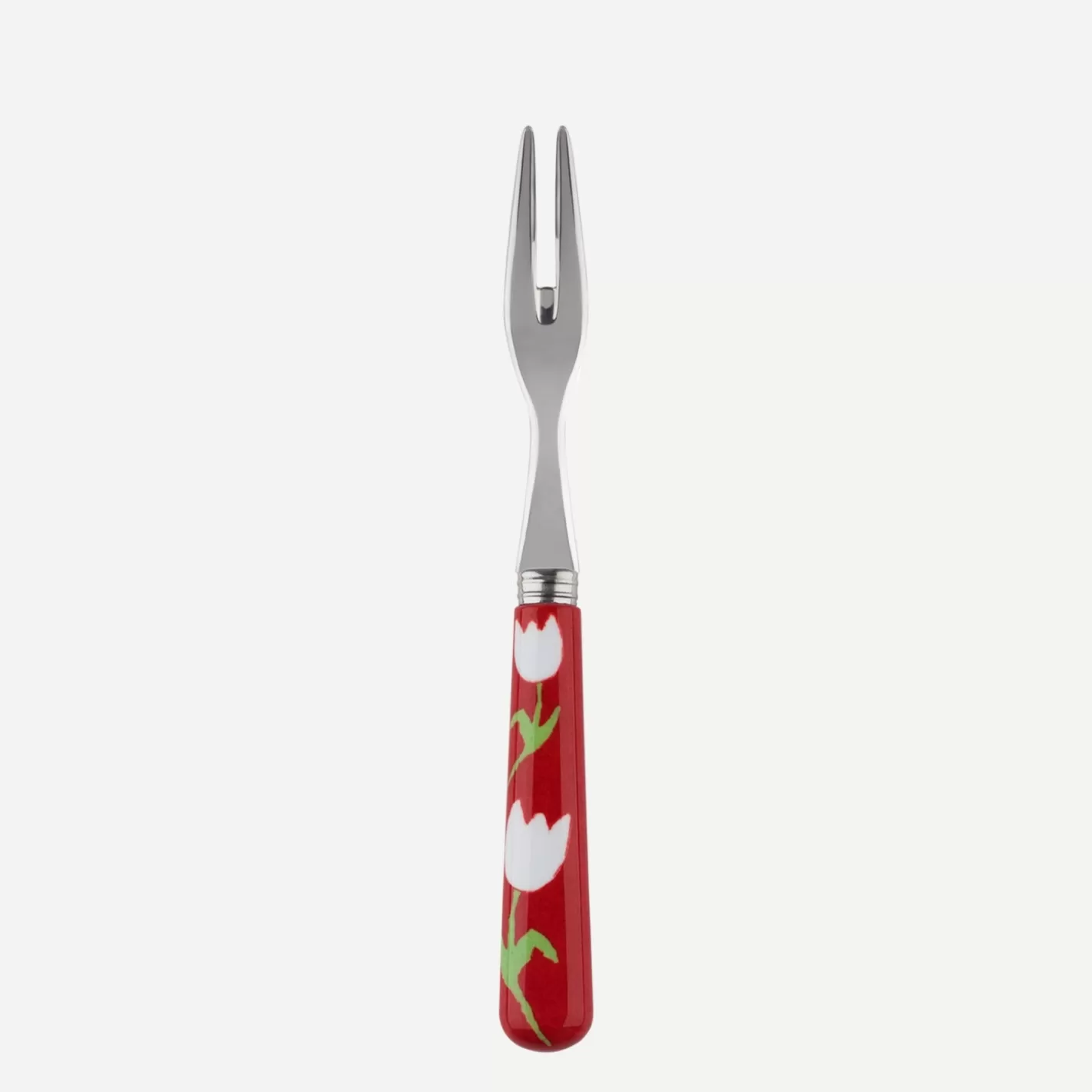 Sabre Paris Cocktail Fork>Tulipe, Red