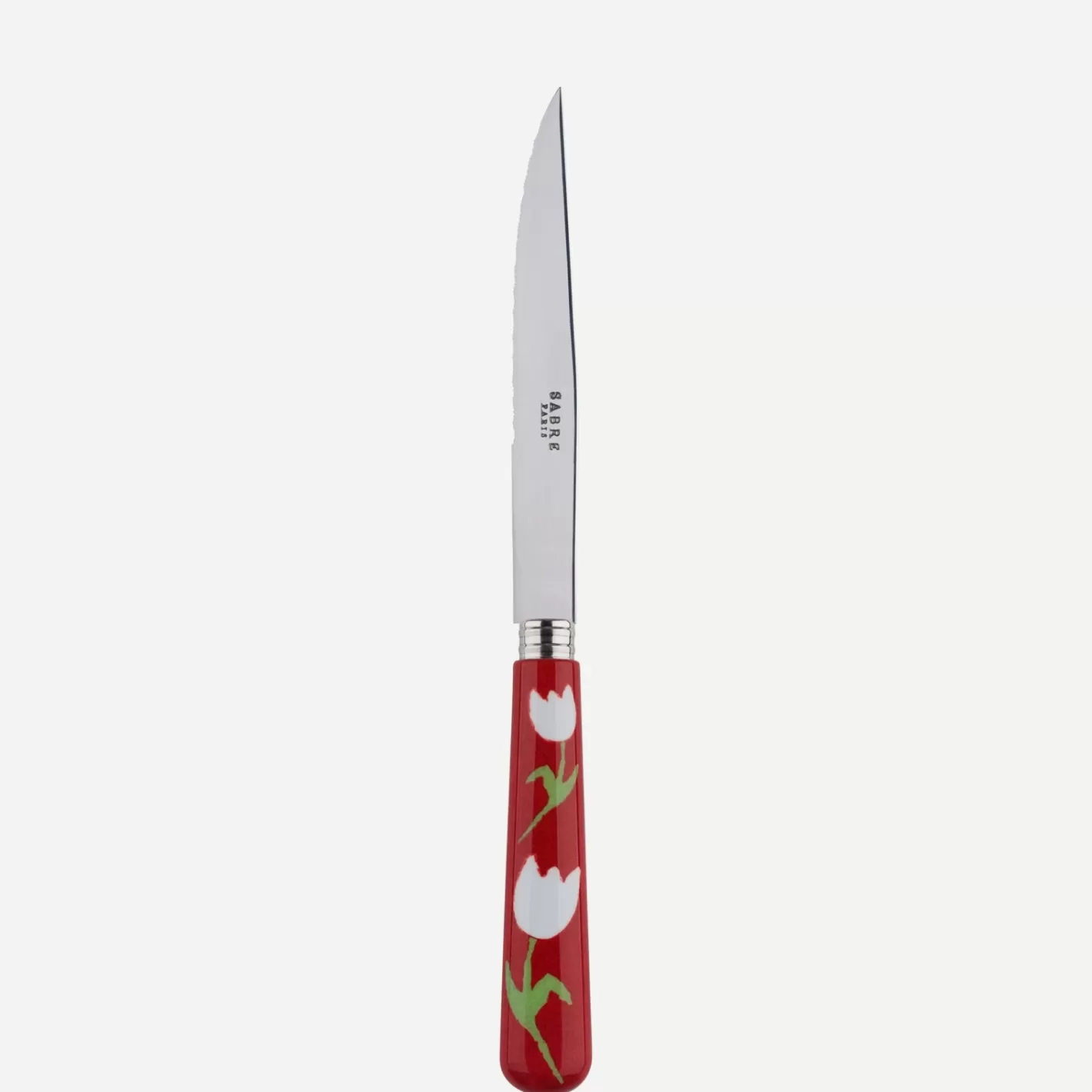 Sabre Paris Steak Knife>Tulipe, Red