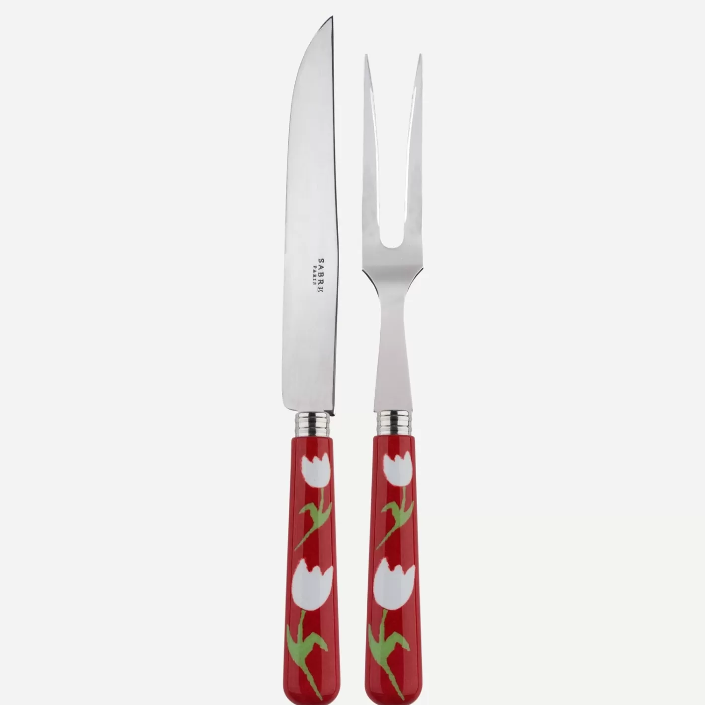 Sabre Paris Carving Set>Tulipe, Red