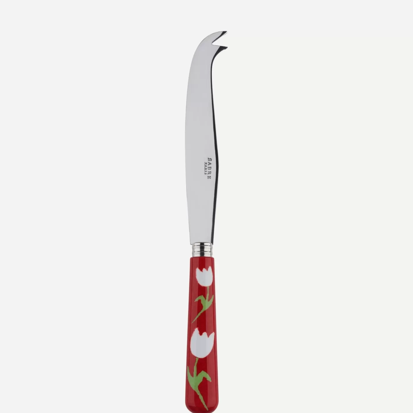 Sabre Paris Cheese Knife>Tulipe, Red