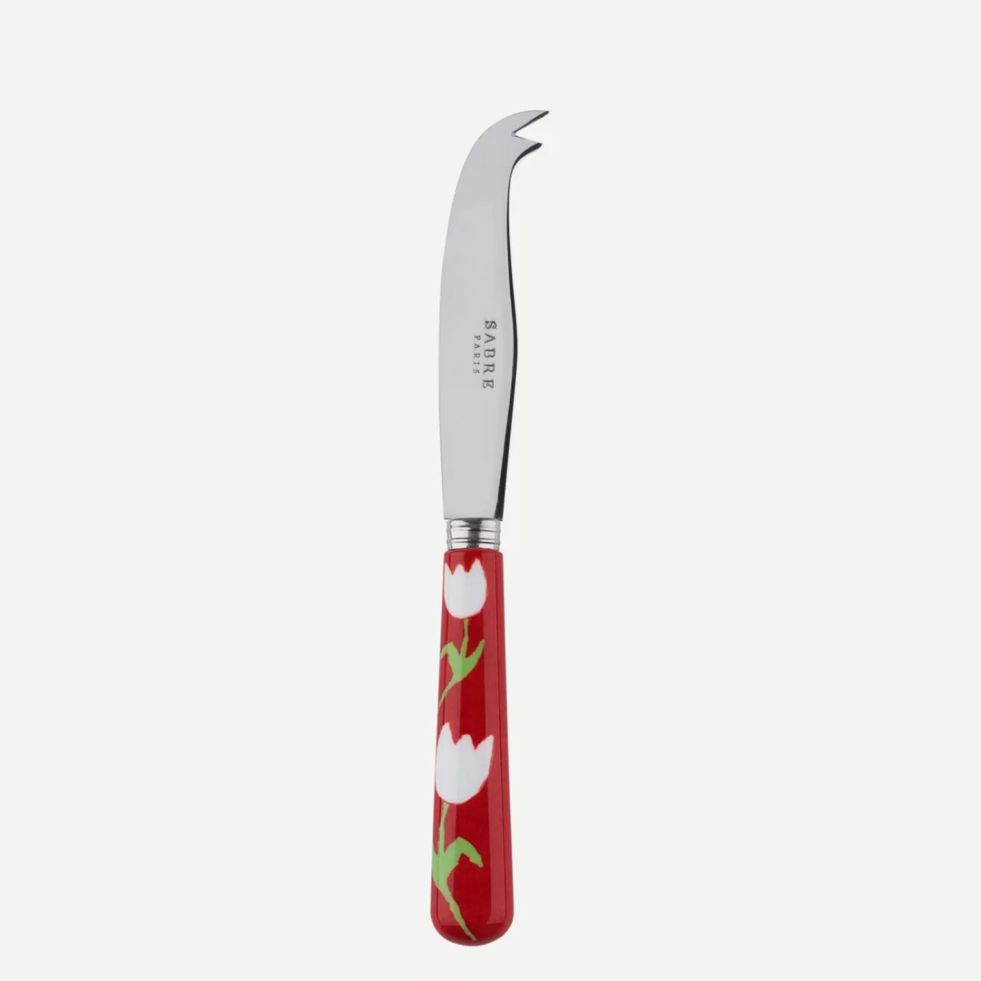 Sabre Paris Cheese Knife>Tulipe, Red