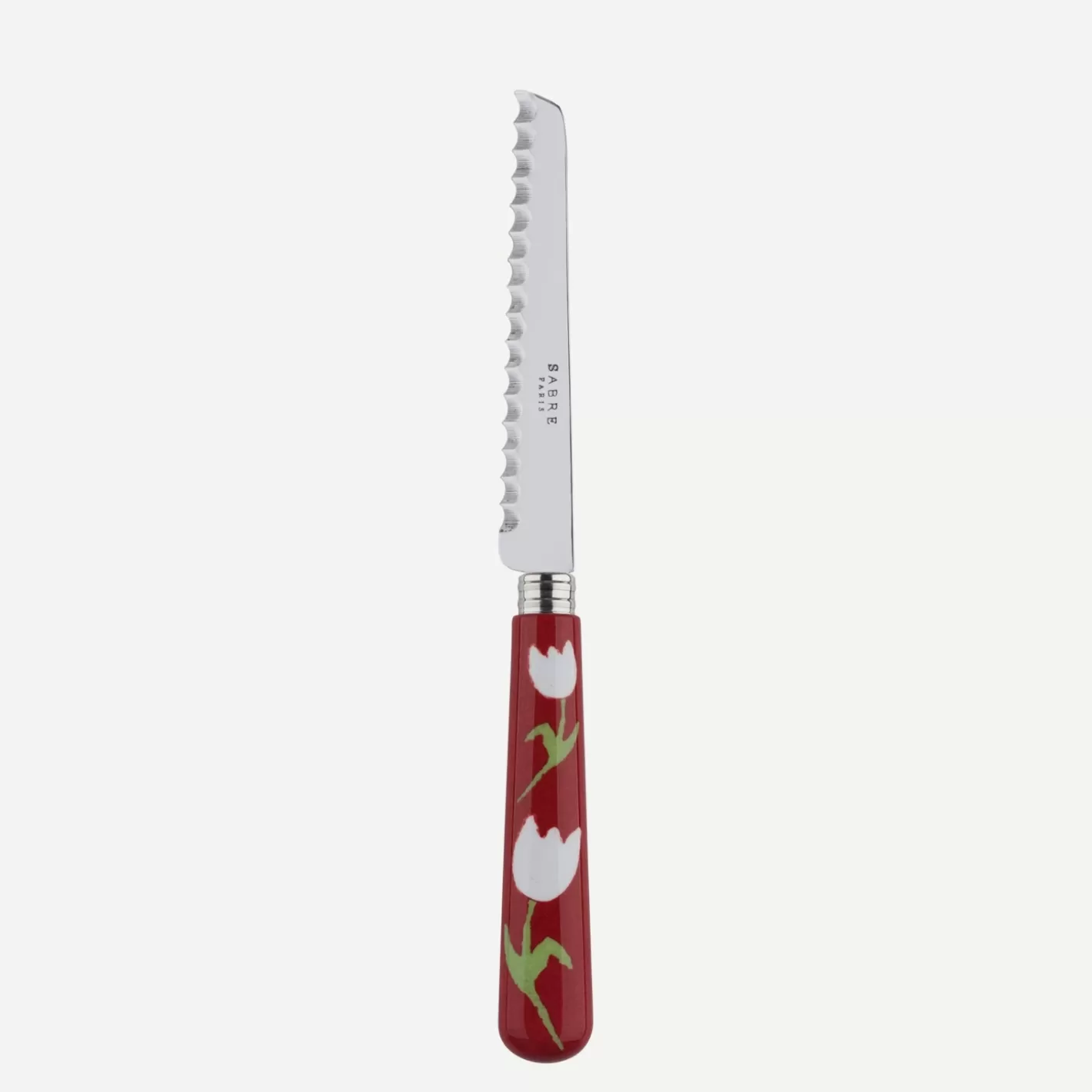 Sabre Paris Tomato Knife>Tulipe, Red