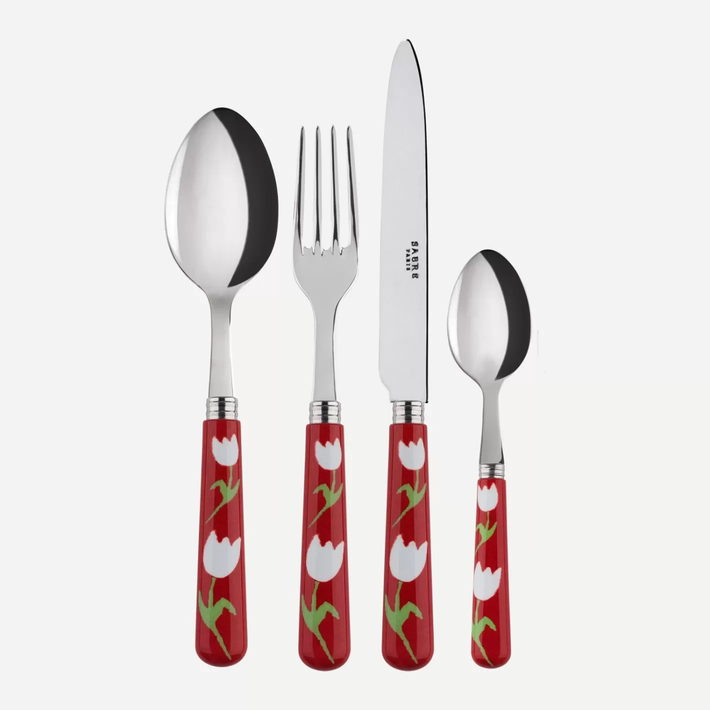 Sabre Paris Set Of 4 Pieces>Tulipe, Red