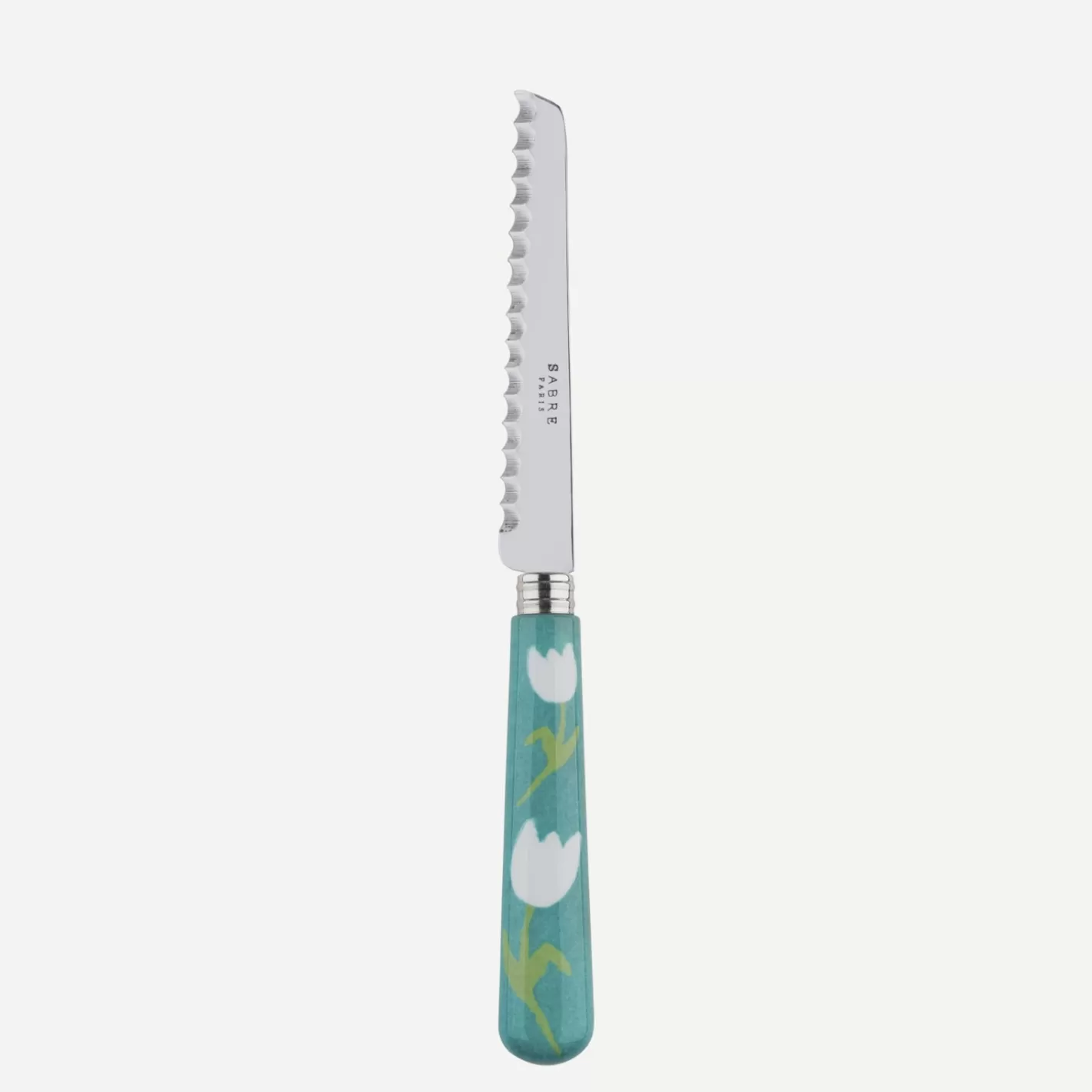 Sabre Paris Tomato Knife>Tulipe, Turquoise