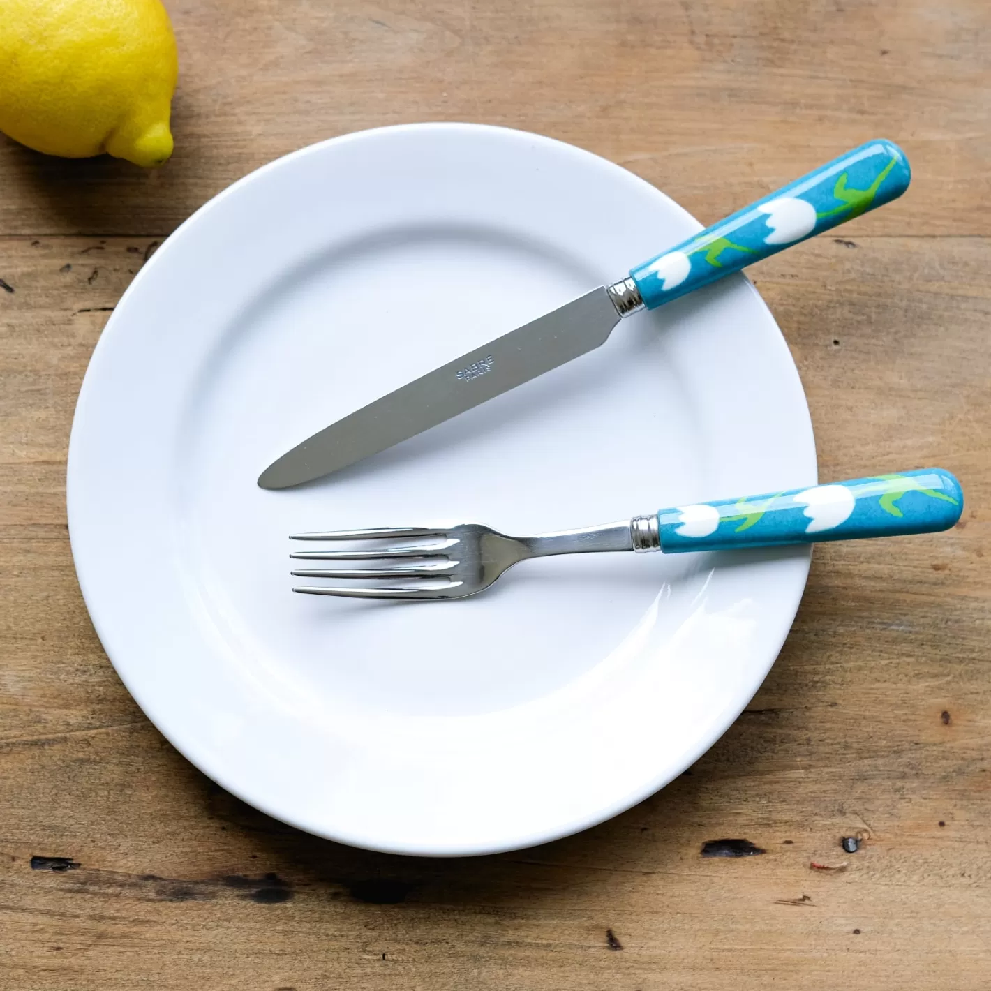 Sabre Paris Dinner Fork>Tulipe, Turquoise