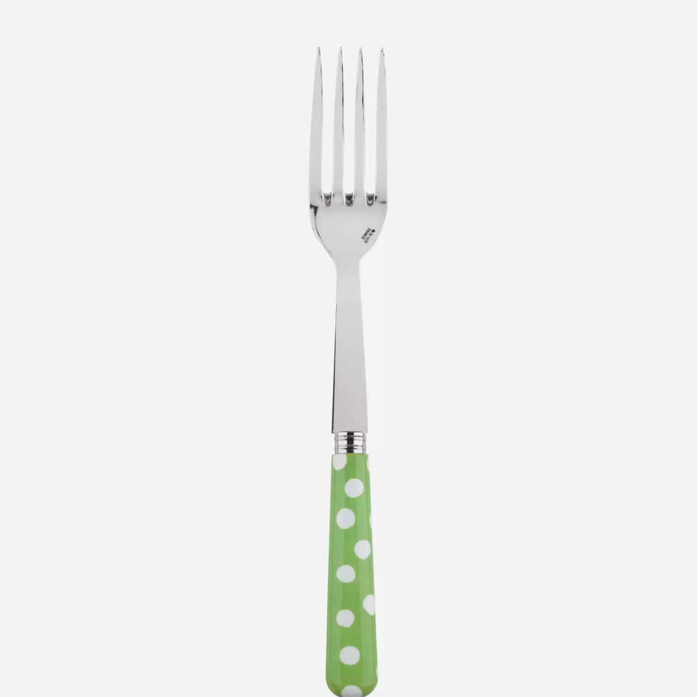 Sabre Paris Serving Fork>White Dots, Garden green