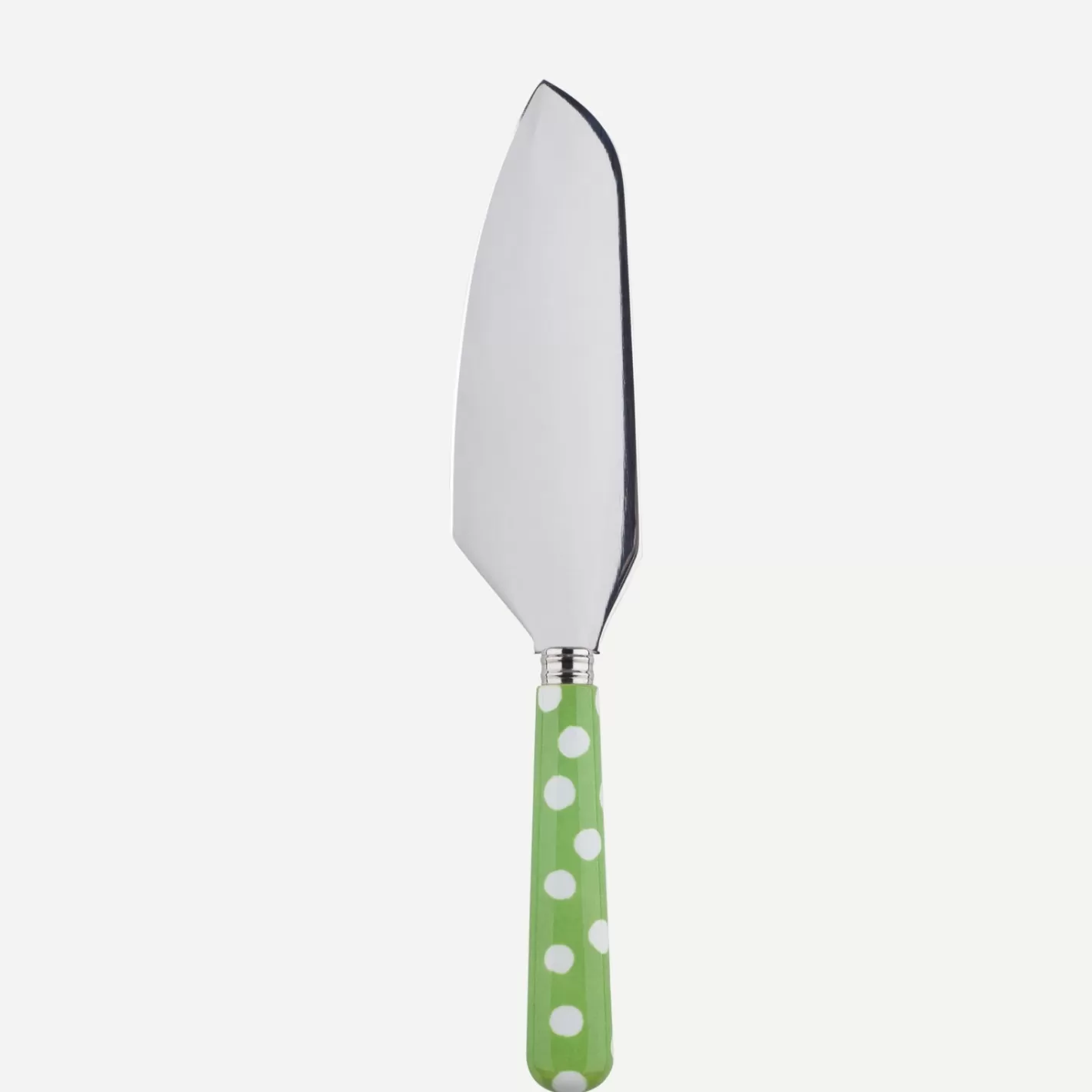 Sabre Paris Tart Slicer>White Dots, Garden green