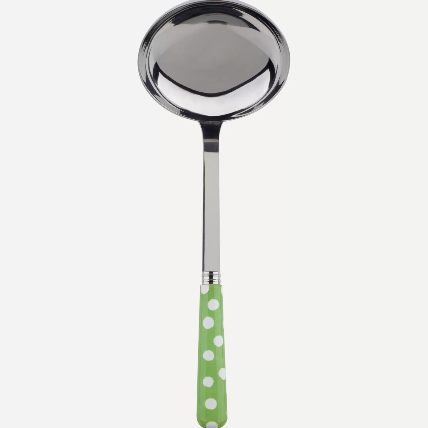 Sabre Paris Ladle>White Dots, Garden green