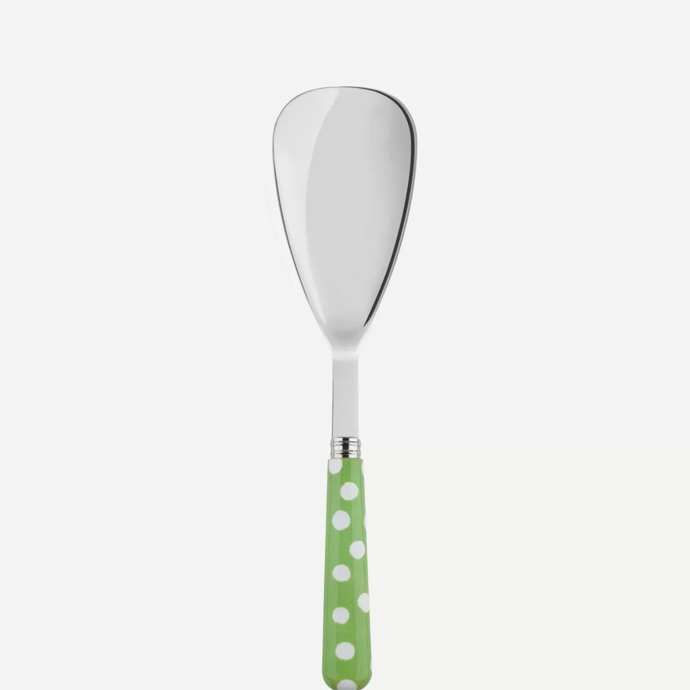 Sabre Paris Rice Spoon>White Dots, Garden green