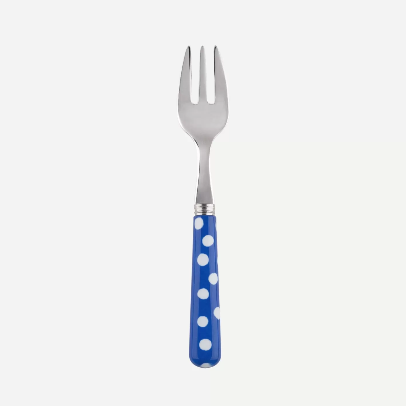 Sabre Paris Oyster Fork>White Dots, Lapis blue