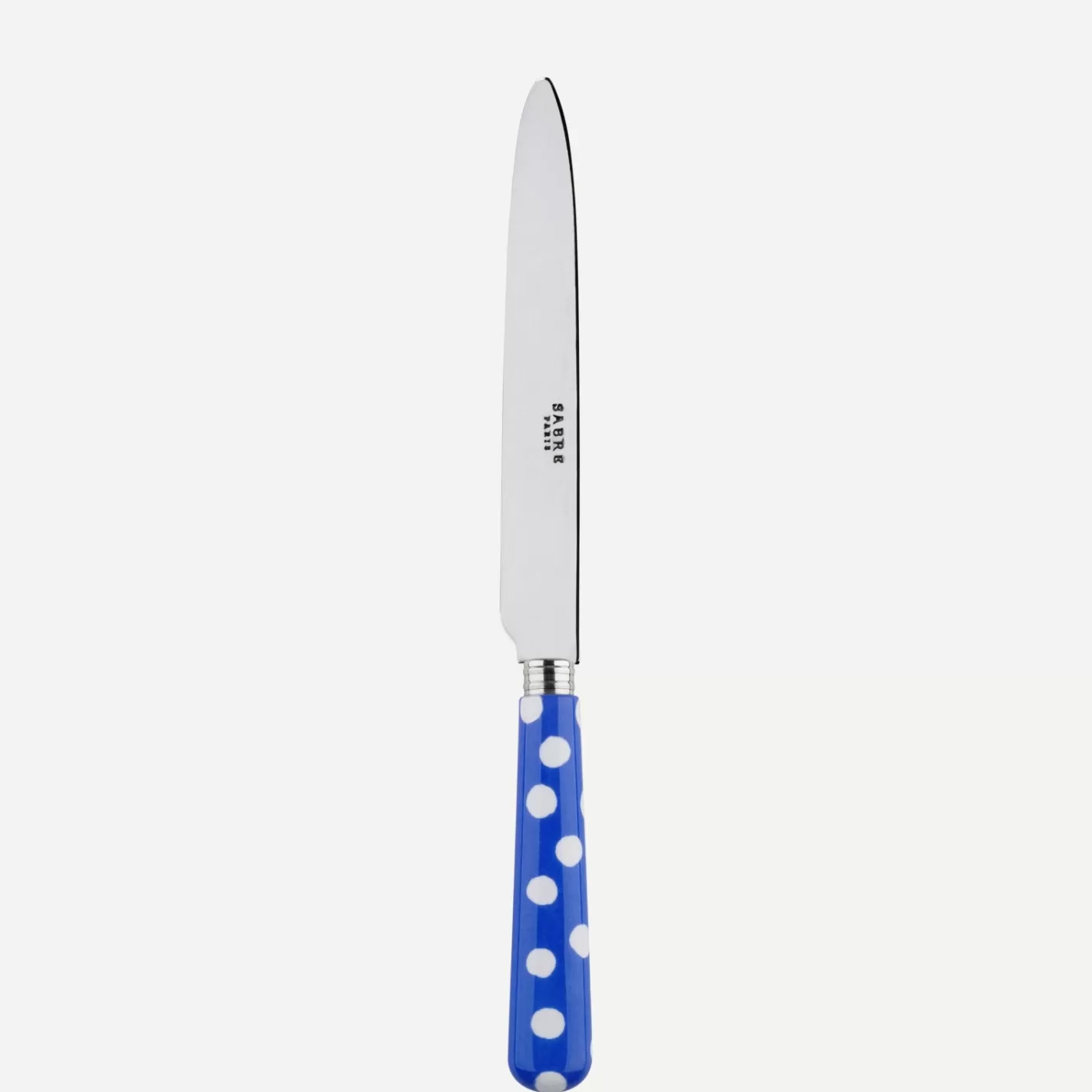 Sabre Paris Dinner Knife>White Dots, Lapis blue