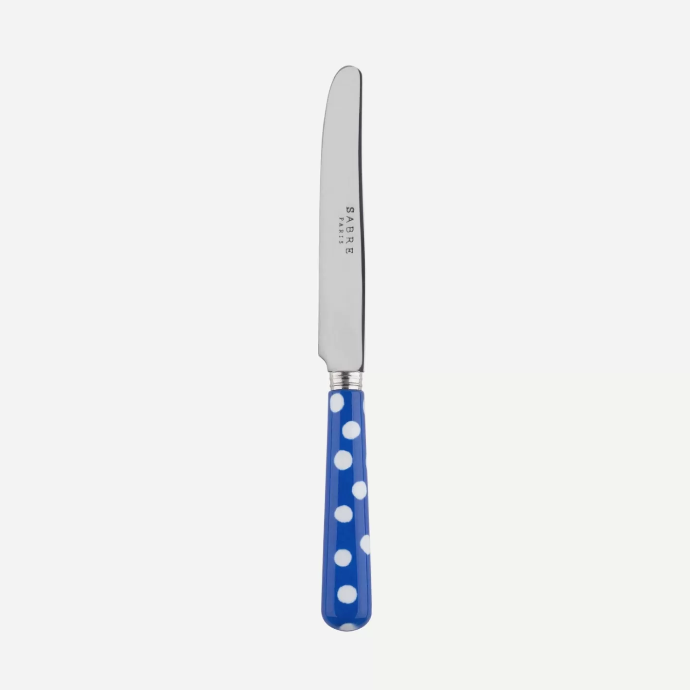 Sabre Paris Breakfast Knife>White Dots, Lapis blue