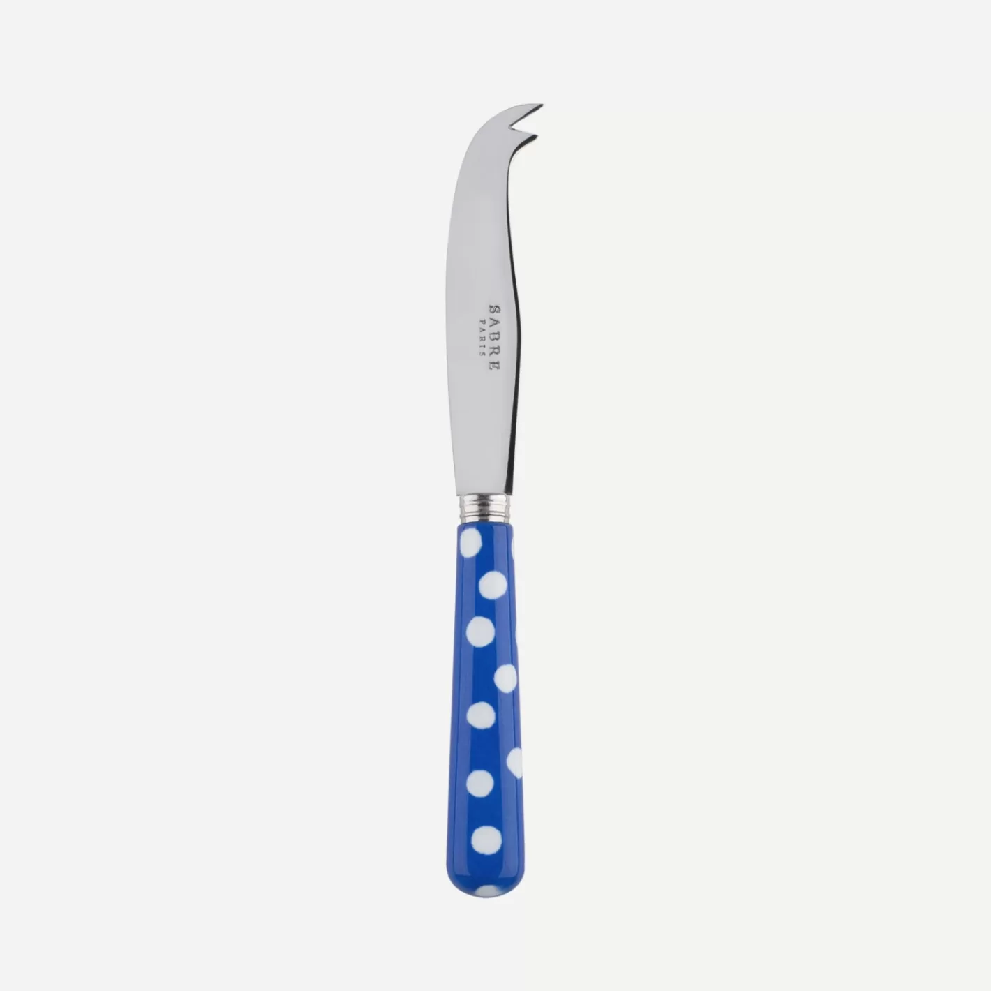 Sabre Paris Cheese Knife>White Dots, Lapis blue