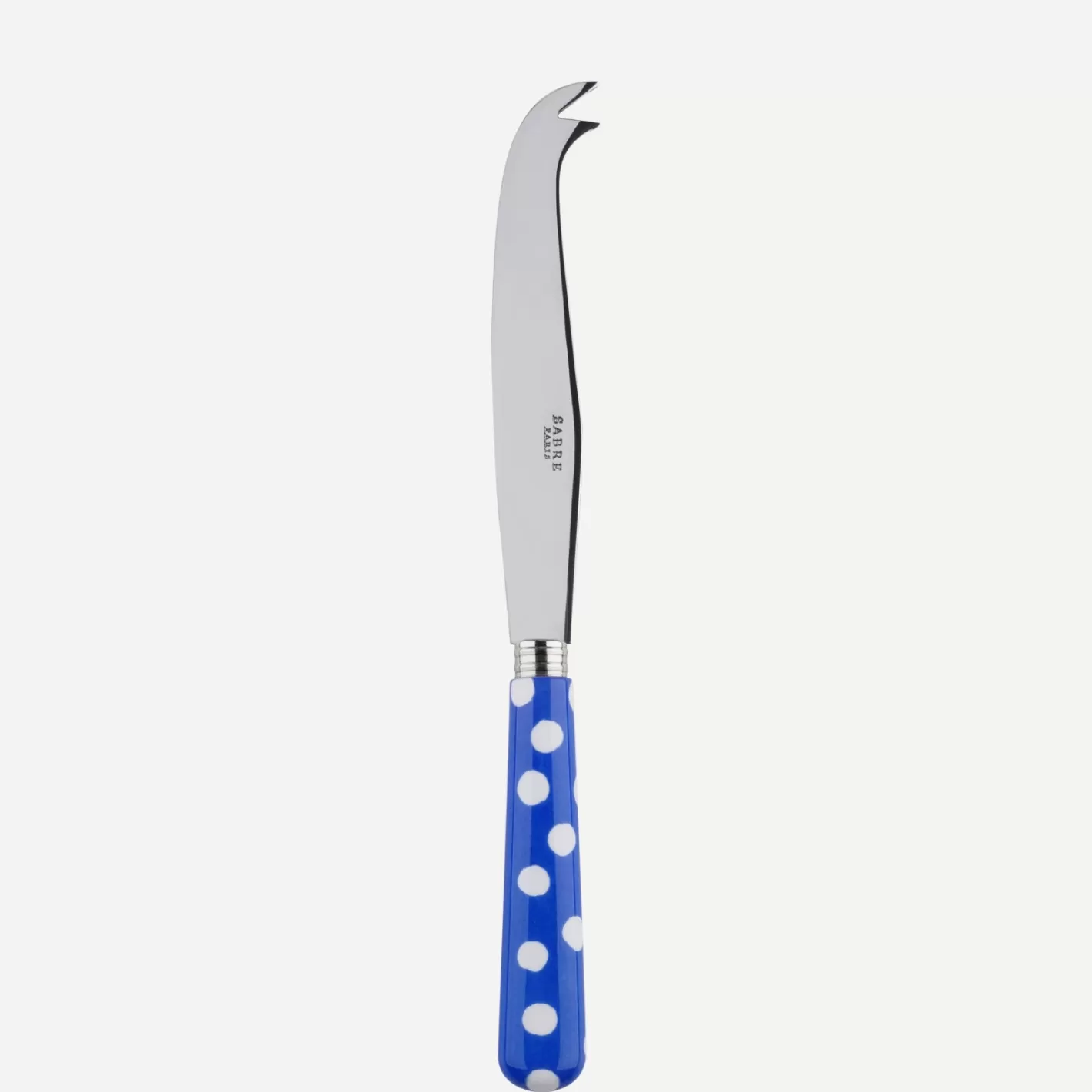 Sabre Paris Cheese Knife>White Dots, Lapis blue