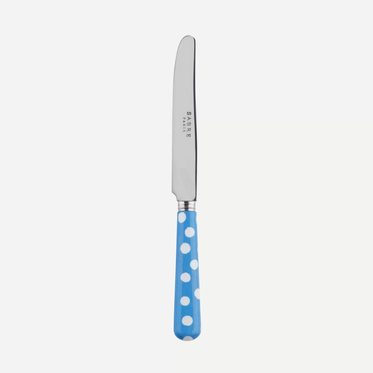 Sabre Paris Breakfast Knife>White Dots, Light blue