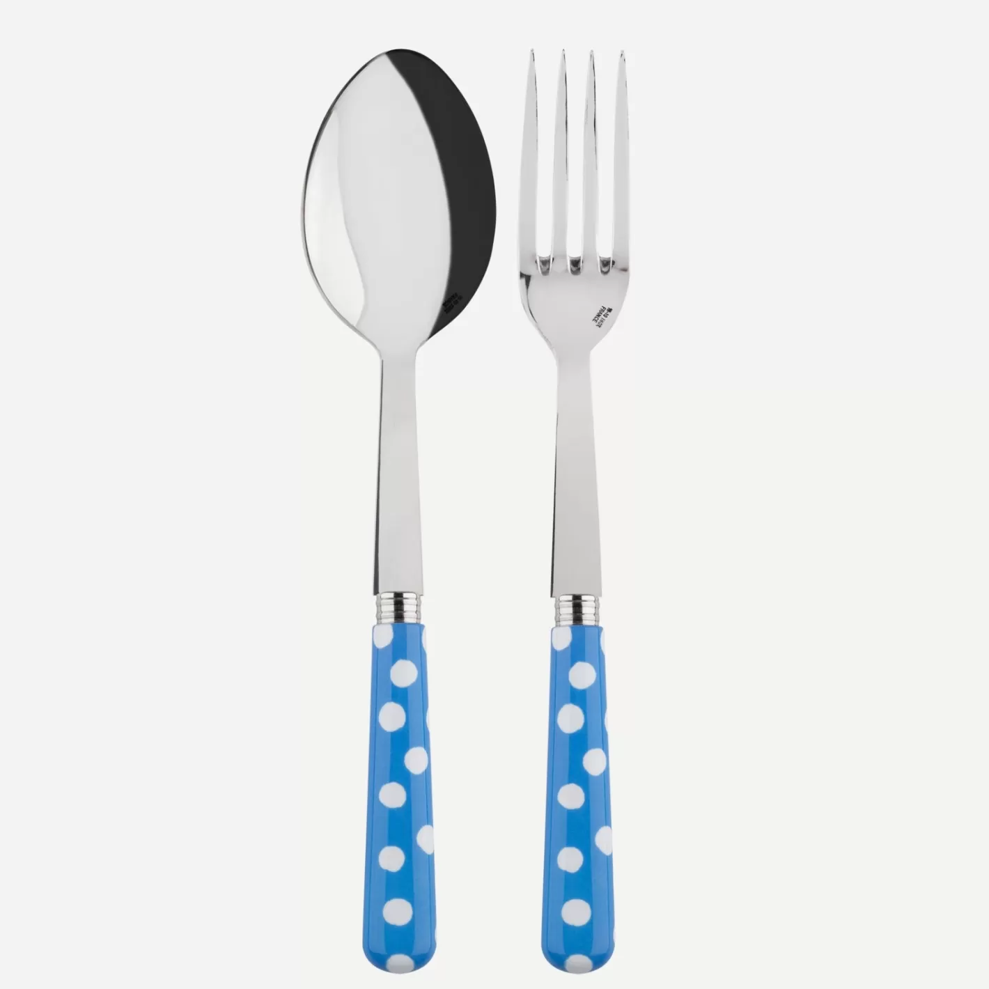 Sabre Paris Serving Set>White Dots, Light blue