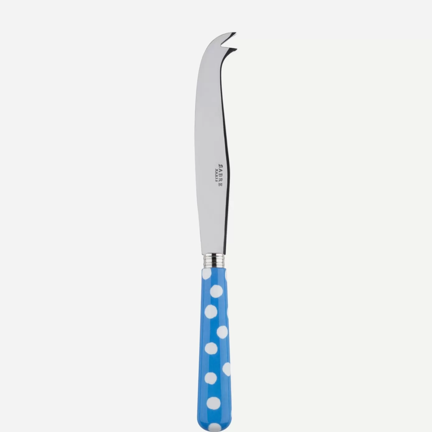 Sabre Paris Cheese Knife>White Dots, Light blue