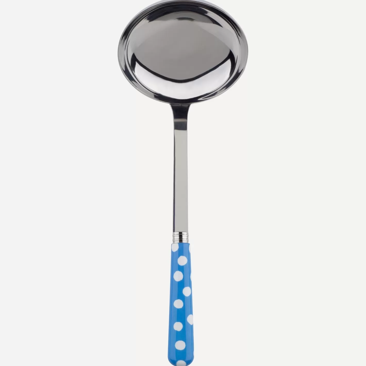 Sabre Paris Ladle>White Dots, Light blue