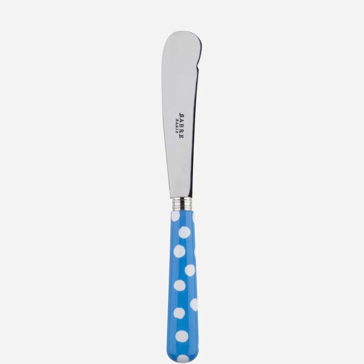 Sabre Paris Butter Knife>White Dots, Light blue