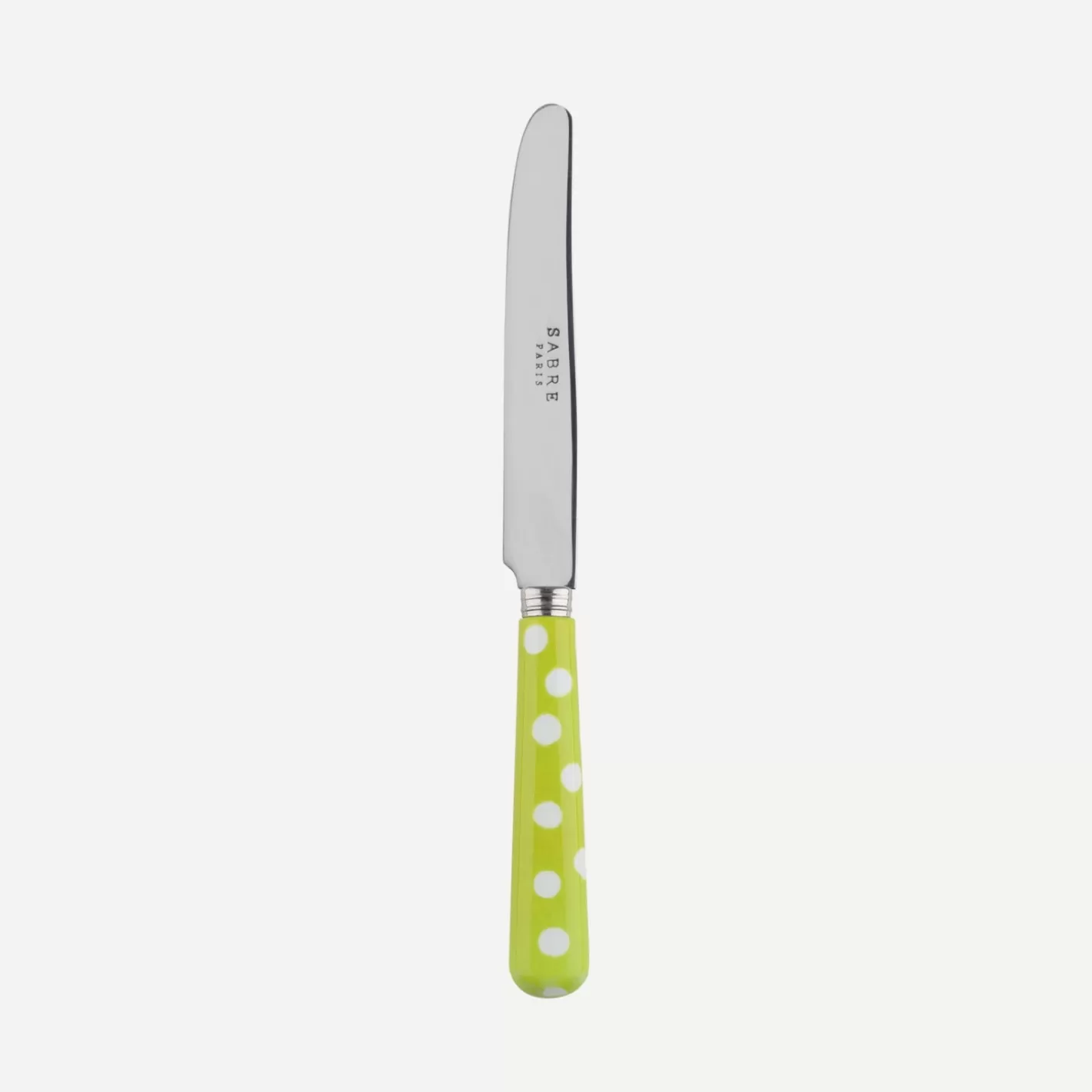 Sabre Paris Breakfast Knife>White Dots, Lime