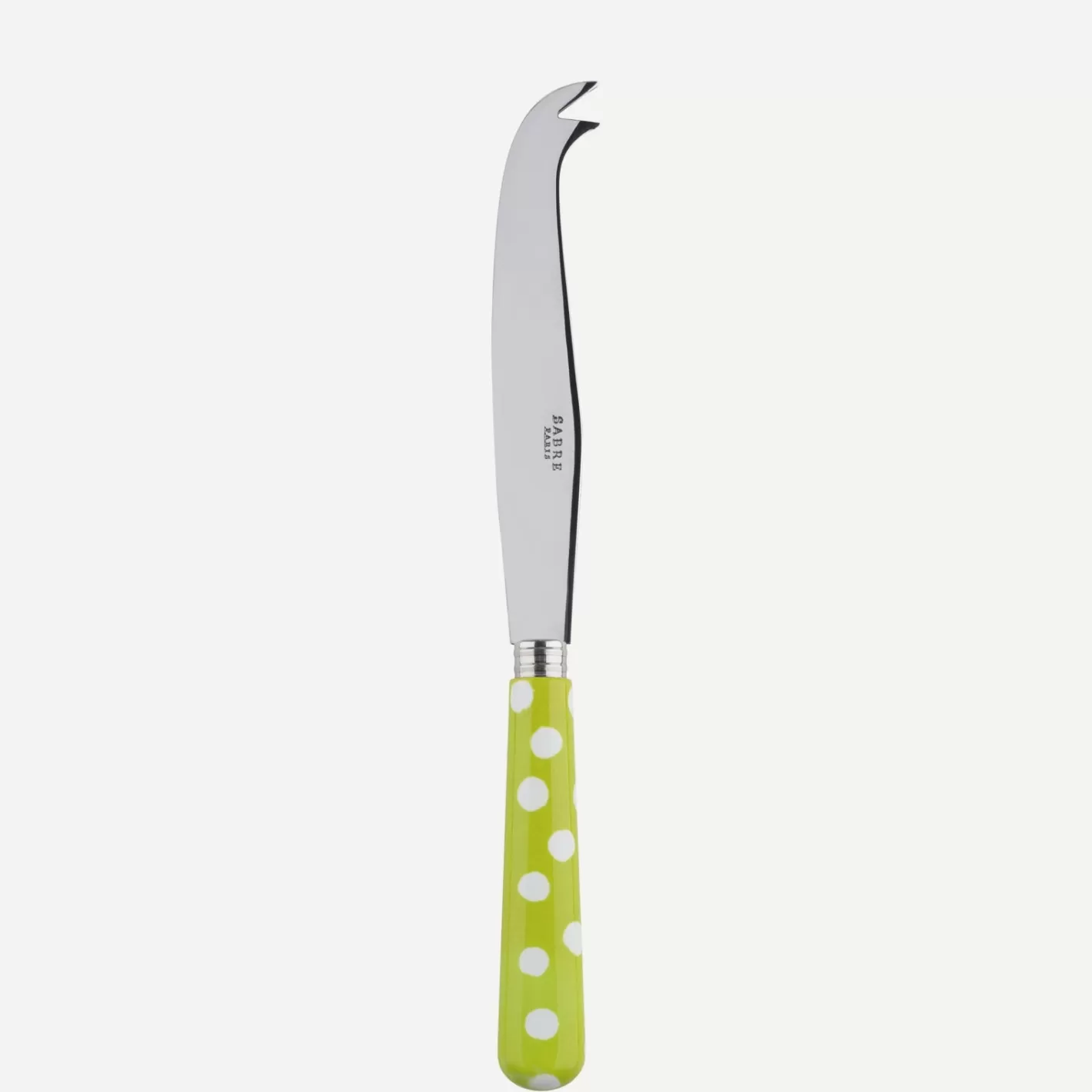 Sabre Paris Cheese Knife>White Dots, Lime