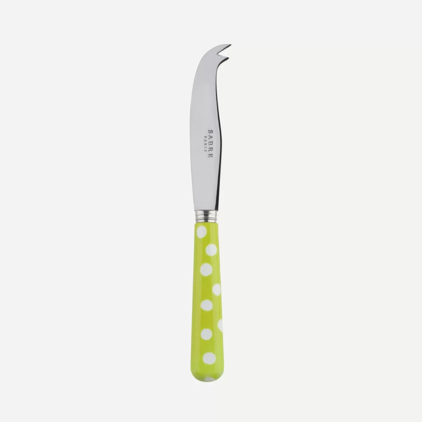 Sabre Paris Cheese Knife>White Dots, Lime