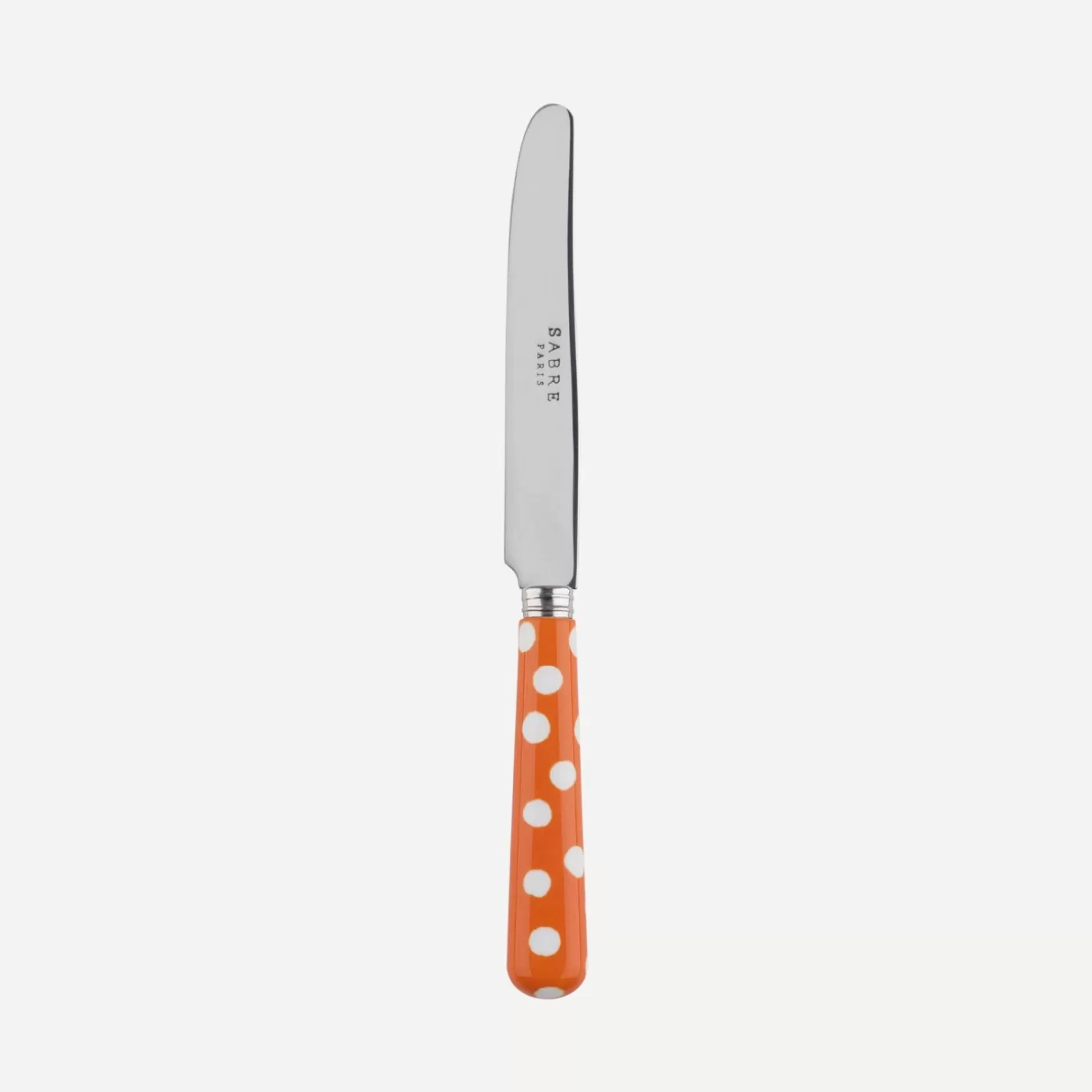 Sabre Paris Breakfast Knife>White Dots, Orange