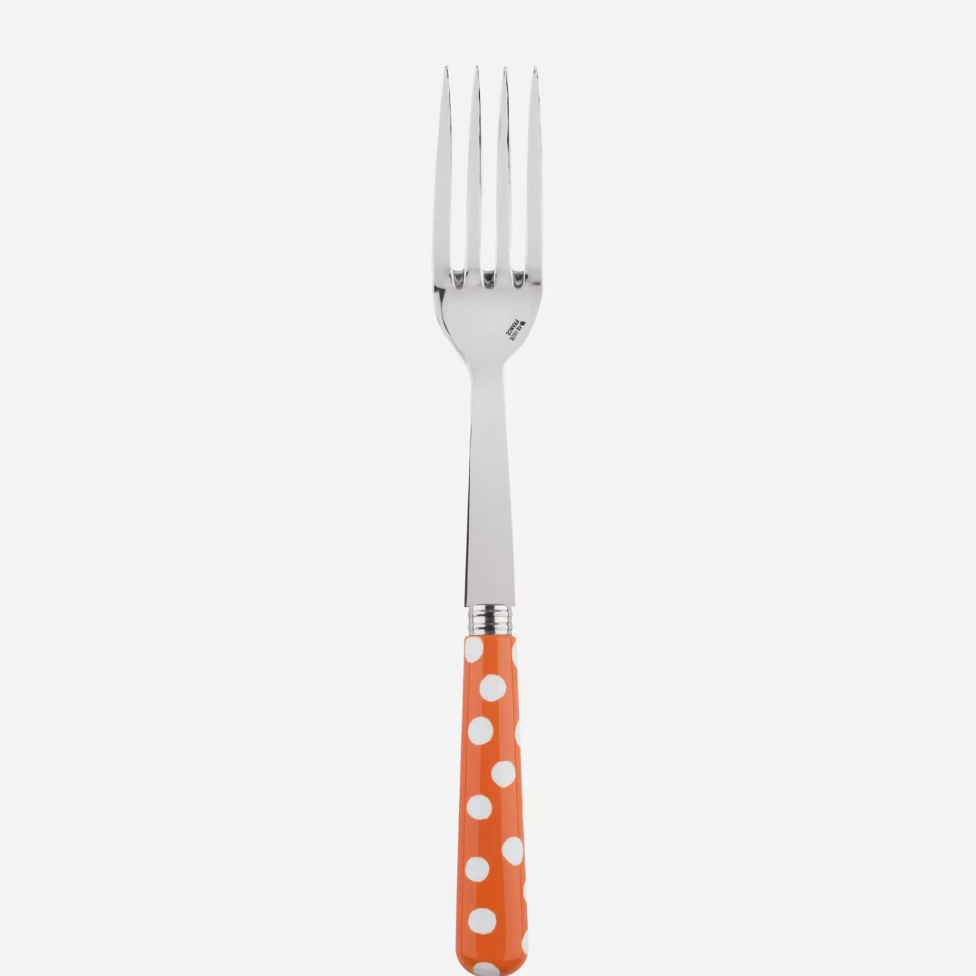 Sabre Paris Serving Fork>White Dots, Orange