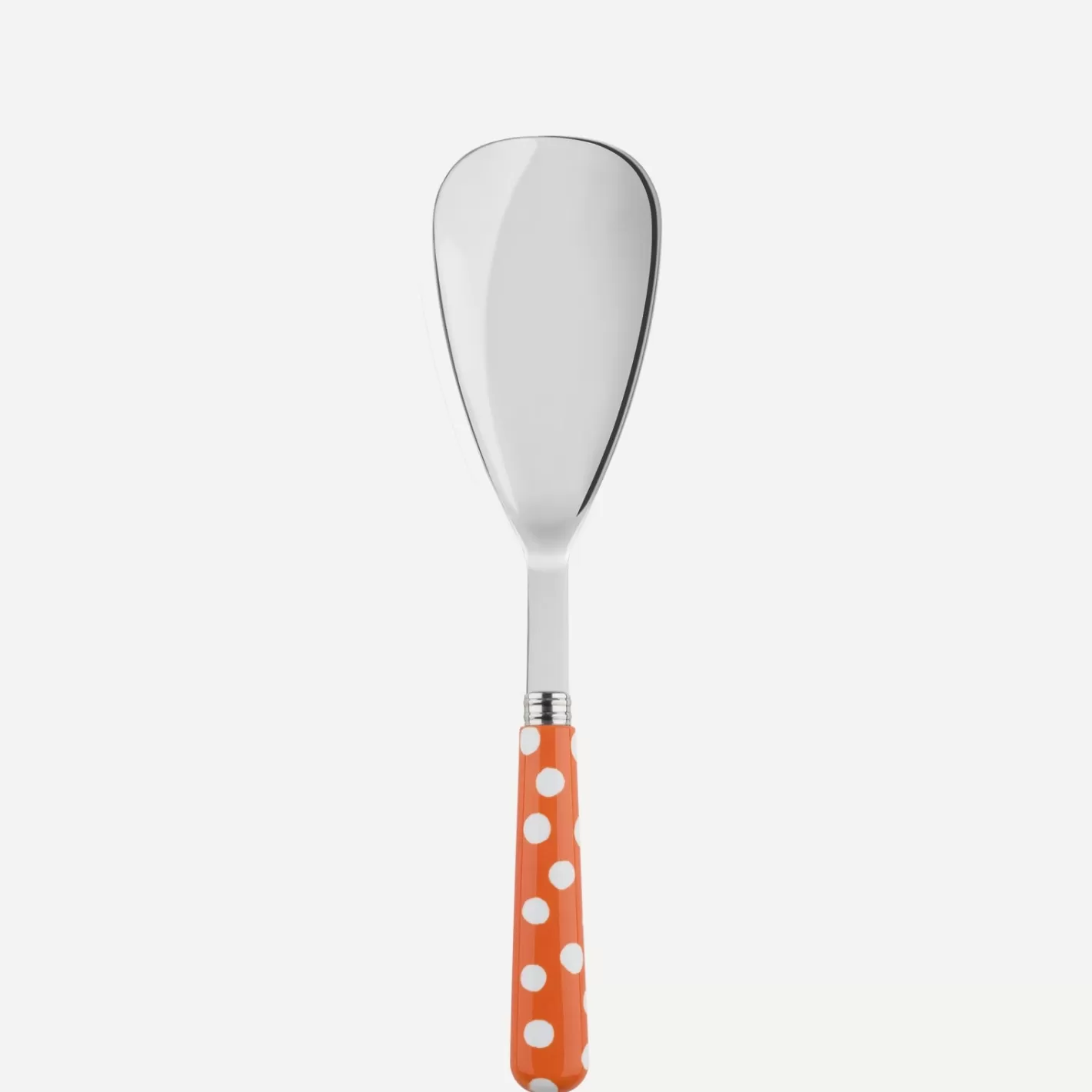 Sabre Paris Rice Spoon>White Dots, Orange