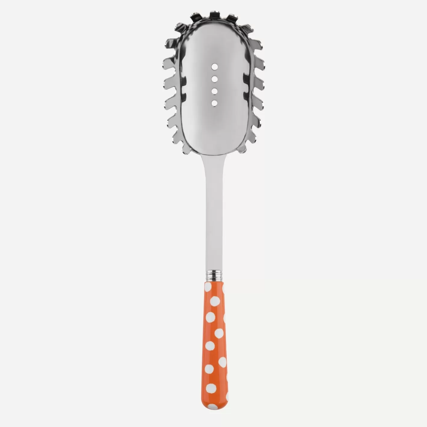 Sabre Paris Spaghetti Spoon>White Dots, Orange