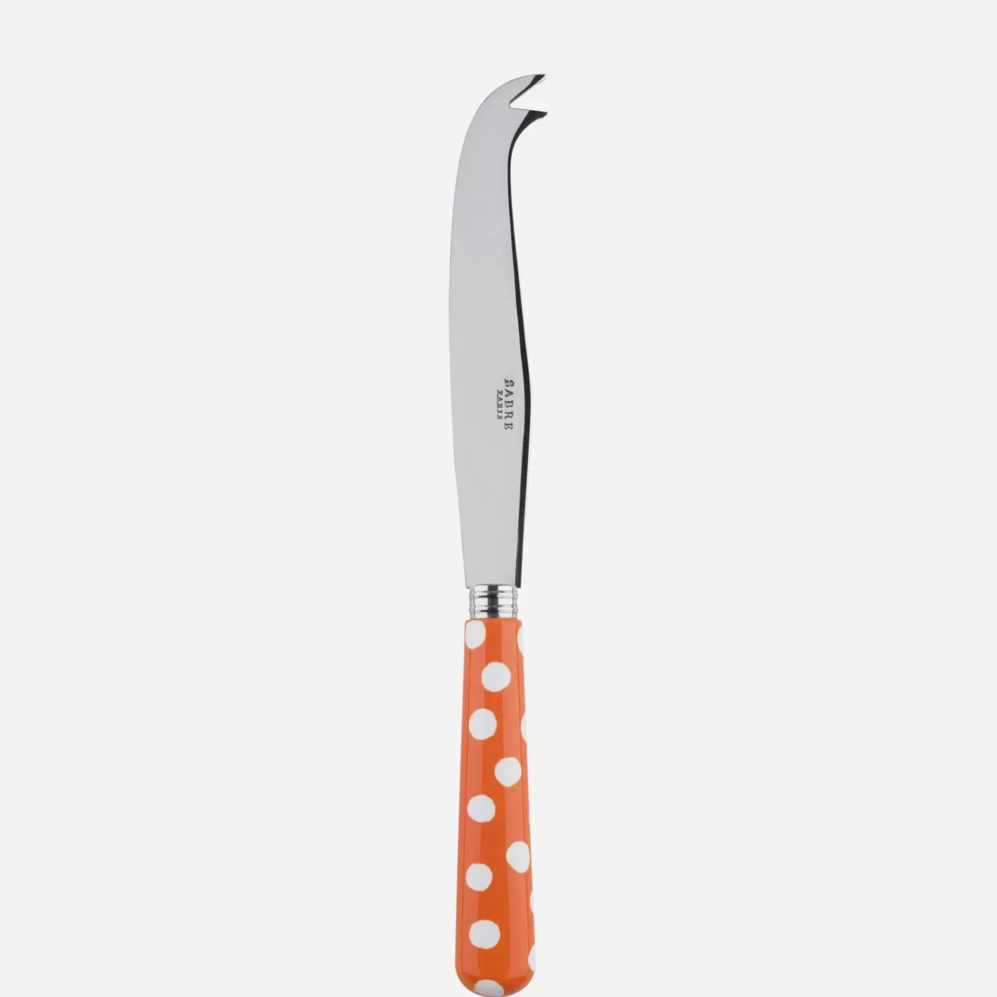 Sabre Paris Cheese Knife>White Dots, Orange