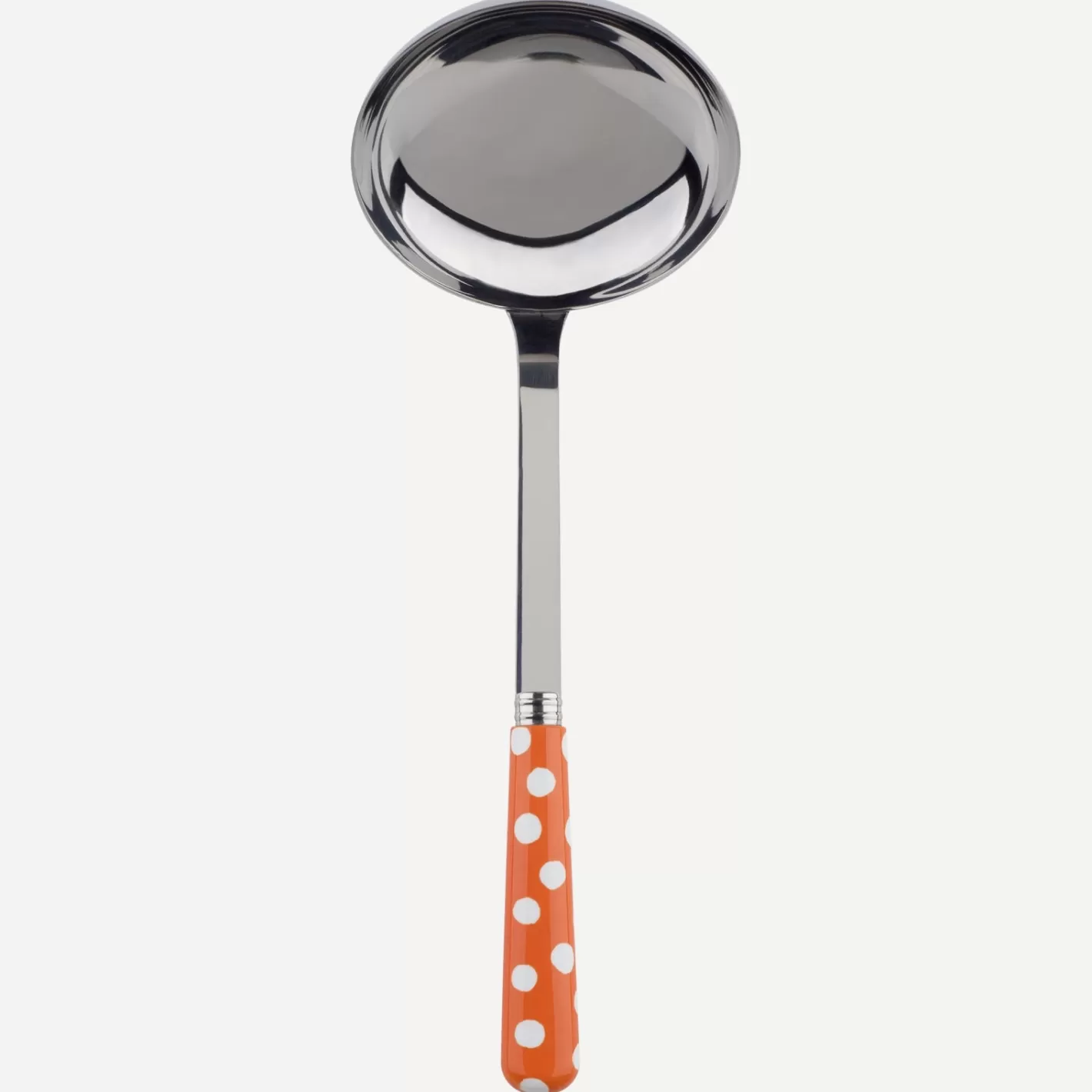 Sabre Paris Ladle>White Dots, Orange