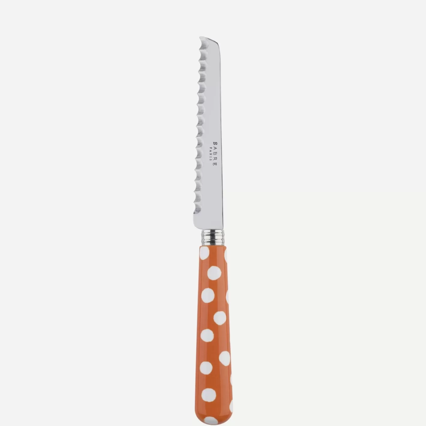 Sabre Paris Tomato Knife>White Dots, Orange