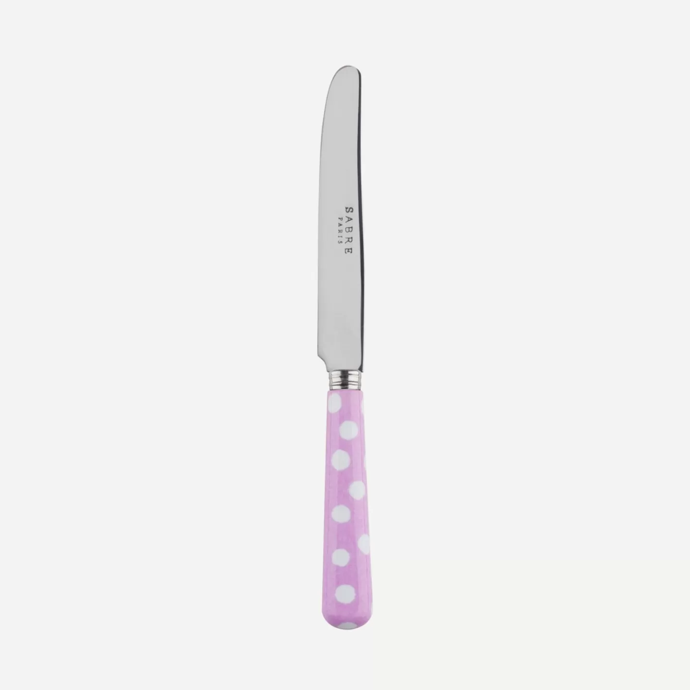 Sabre Paris Breakfast Knife>White Dots, Pink